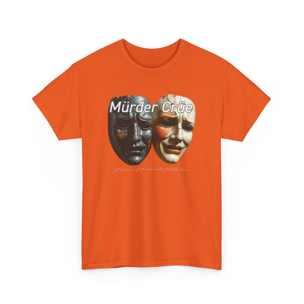 Murder Crüe Mask Tee - Dual Theater Mask Graphic T-Shirt