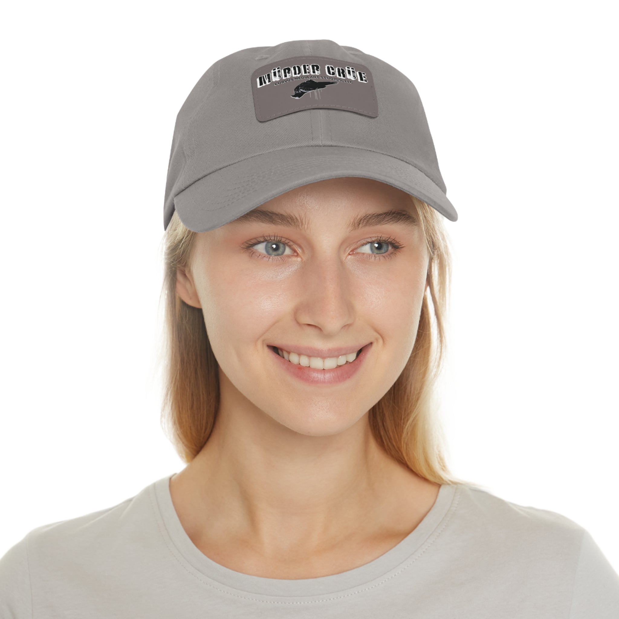 Mürder Crüe by Corvus- Dad Hat with Leather Patch - Perfect for Outdoor Adventures, Birthdays, and Everyday Wear, Casual Hat, Unique Gift, [...]