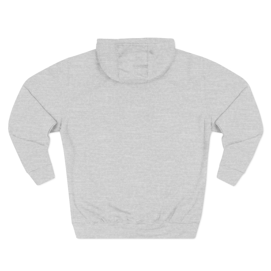 Raven & Dove Minimalist Hoodie — Small Chest Bird Graphic
