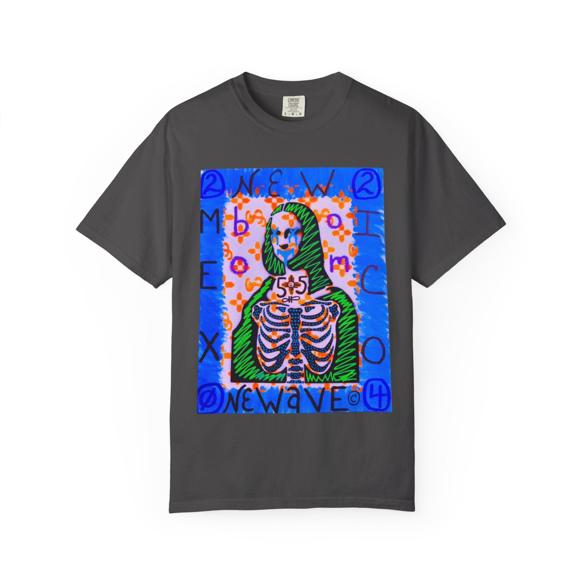 Mona Lisa T‑Shirt — Colorful Gothic Art Graphic Tee