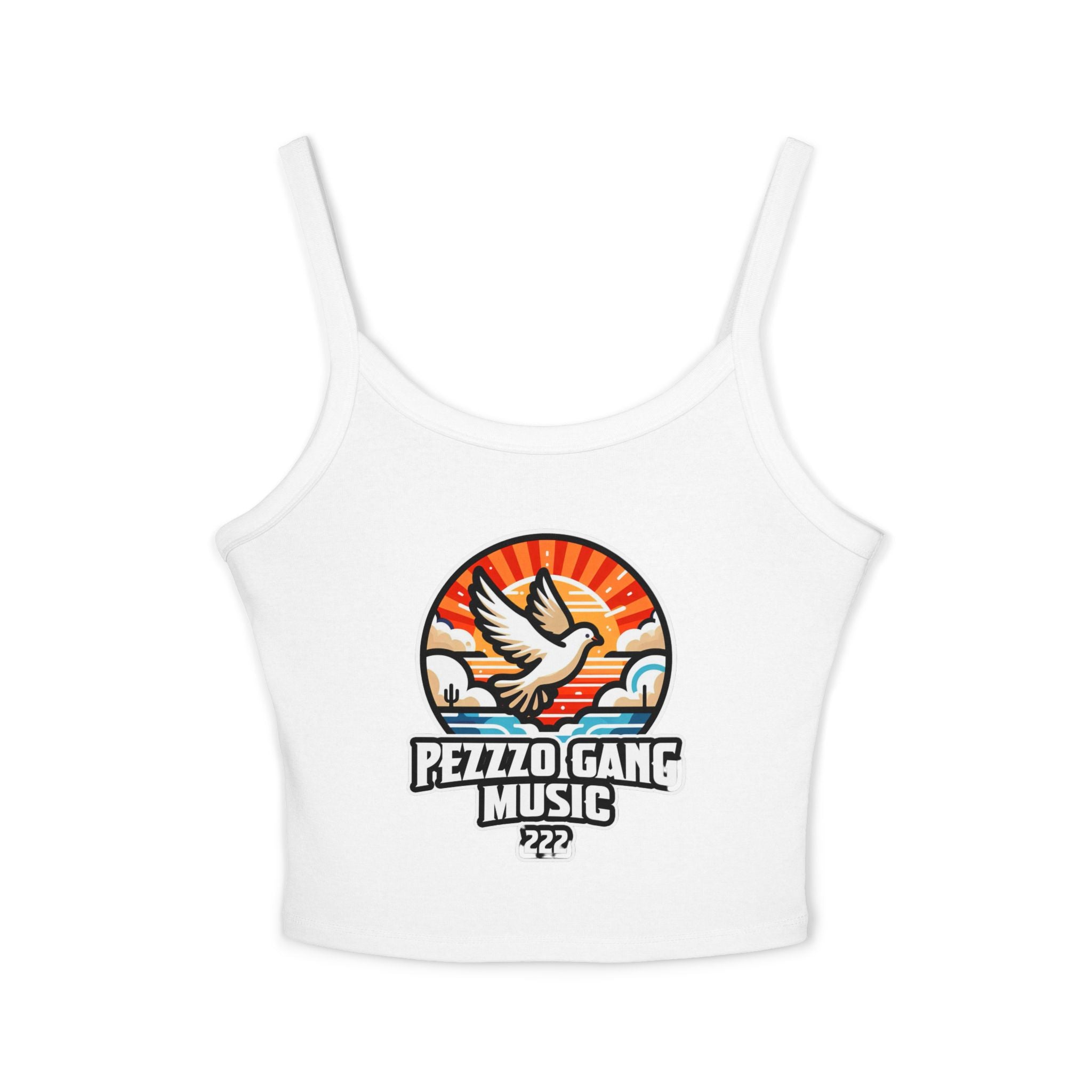 Pezzzo Gang Music Dove Crop Tank