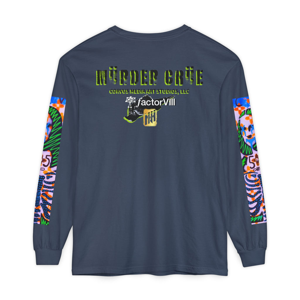 Skeleton Mona Lisa Long Sleeve Tee — 'New Wave' Graphic Shirt