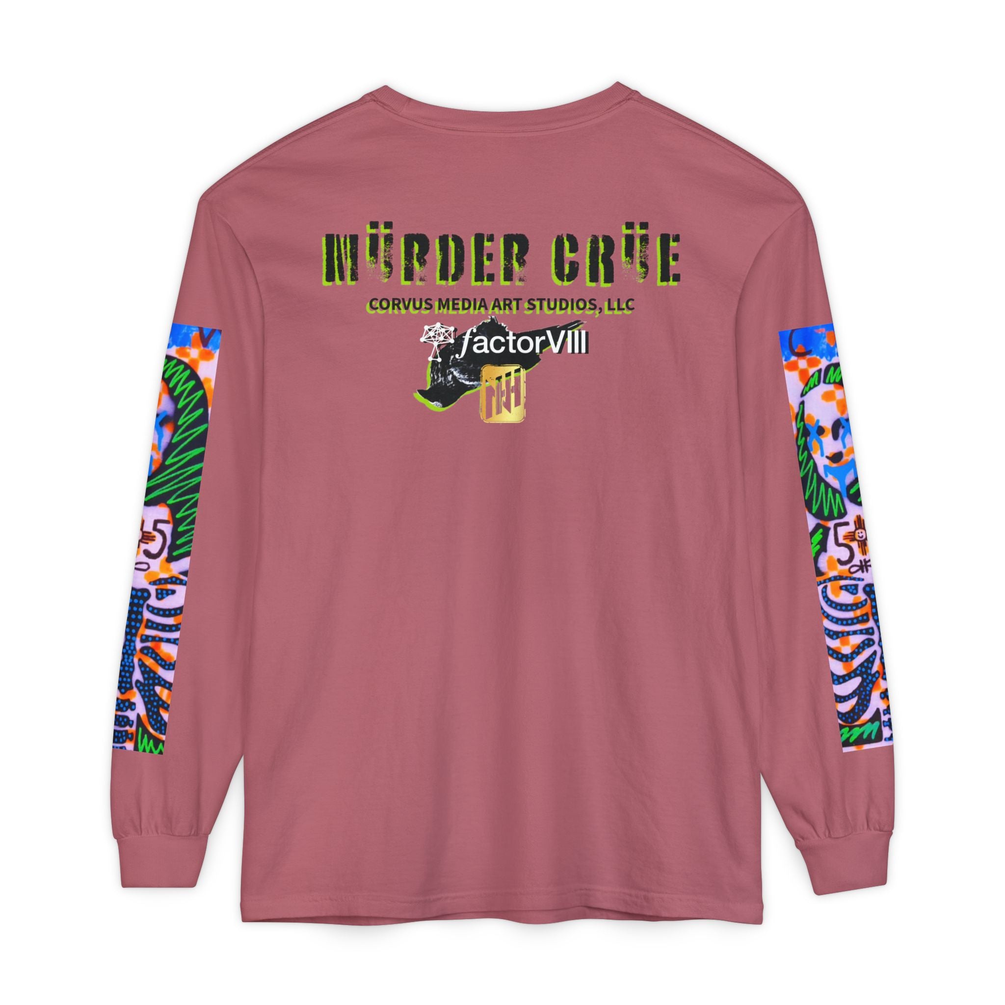 Skeleton Mona Lisa Long Sleeve Tee — 'New Wave' Graphic Shirt