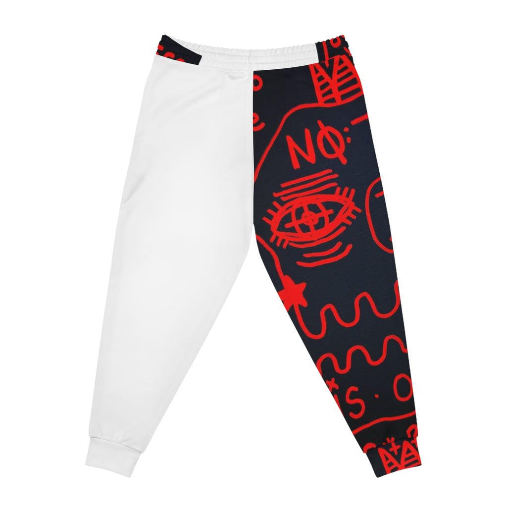 Nothing Matters Graphic Joggers – Bold Two-Tone Athletic Sweatpants