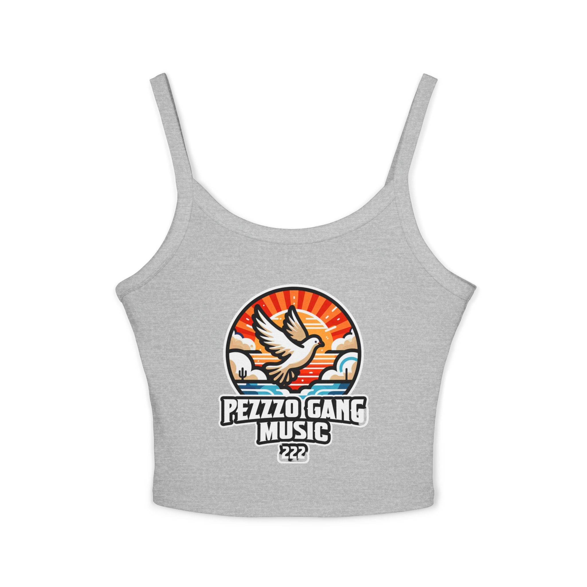 Pezzzo Gang Music Dove Crop Tank