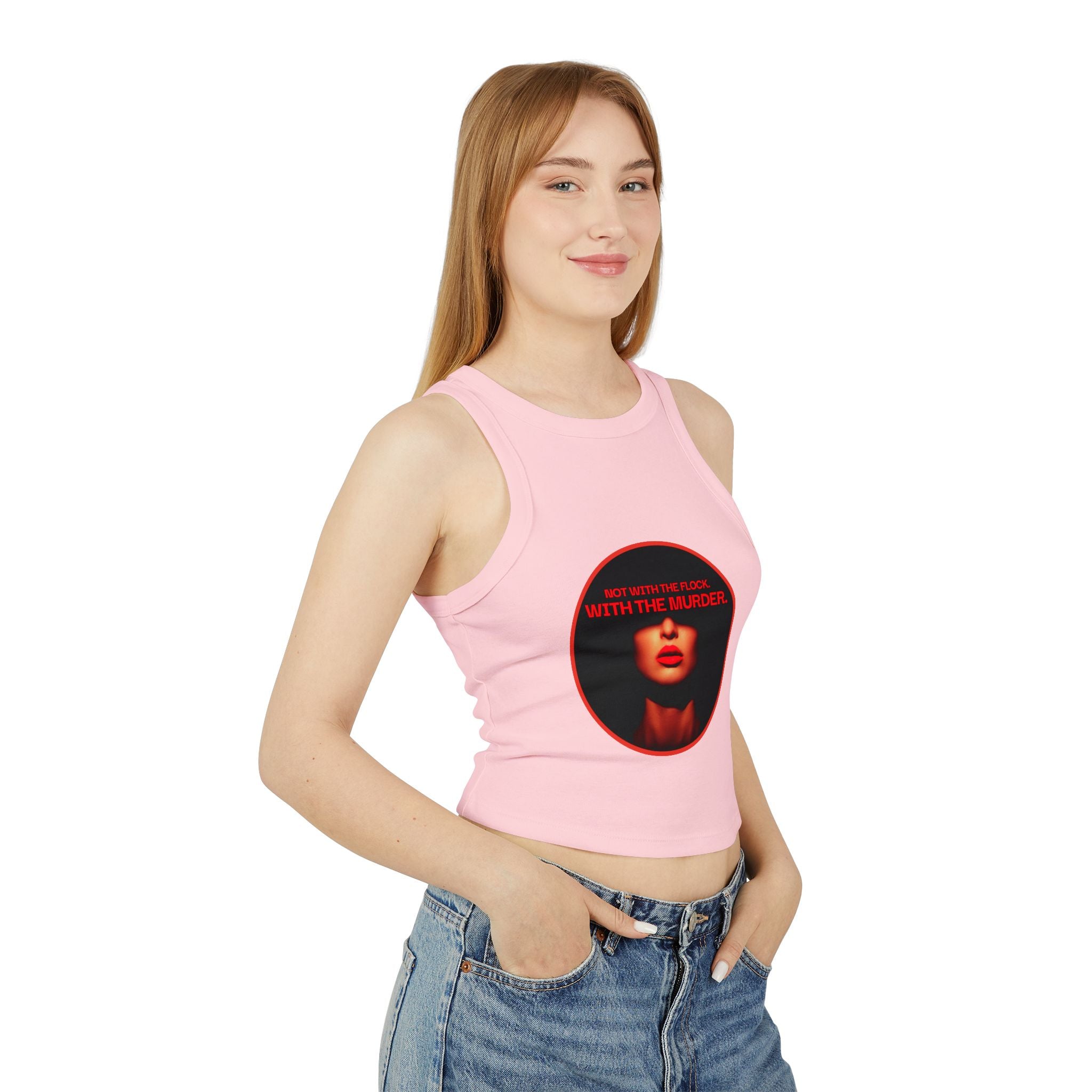 Not with the flock Racer Tank
