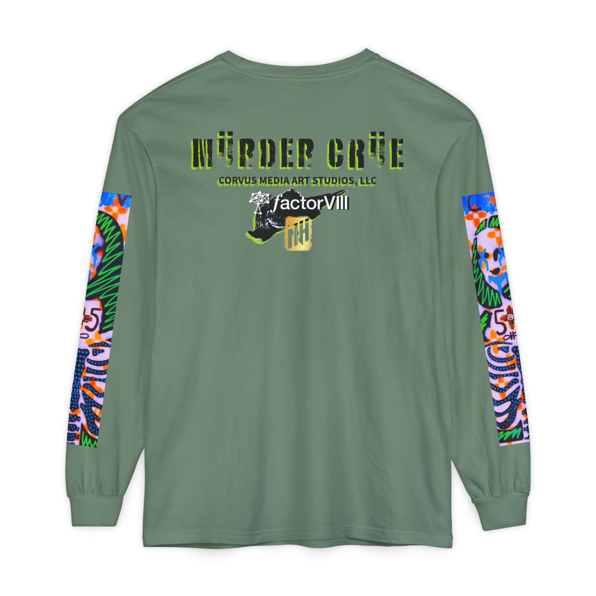 Skeleton Mona Lisa Long Sleeve Tee — 'New Wave' Graphic Shirt