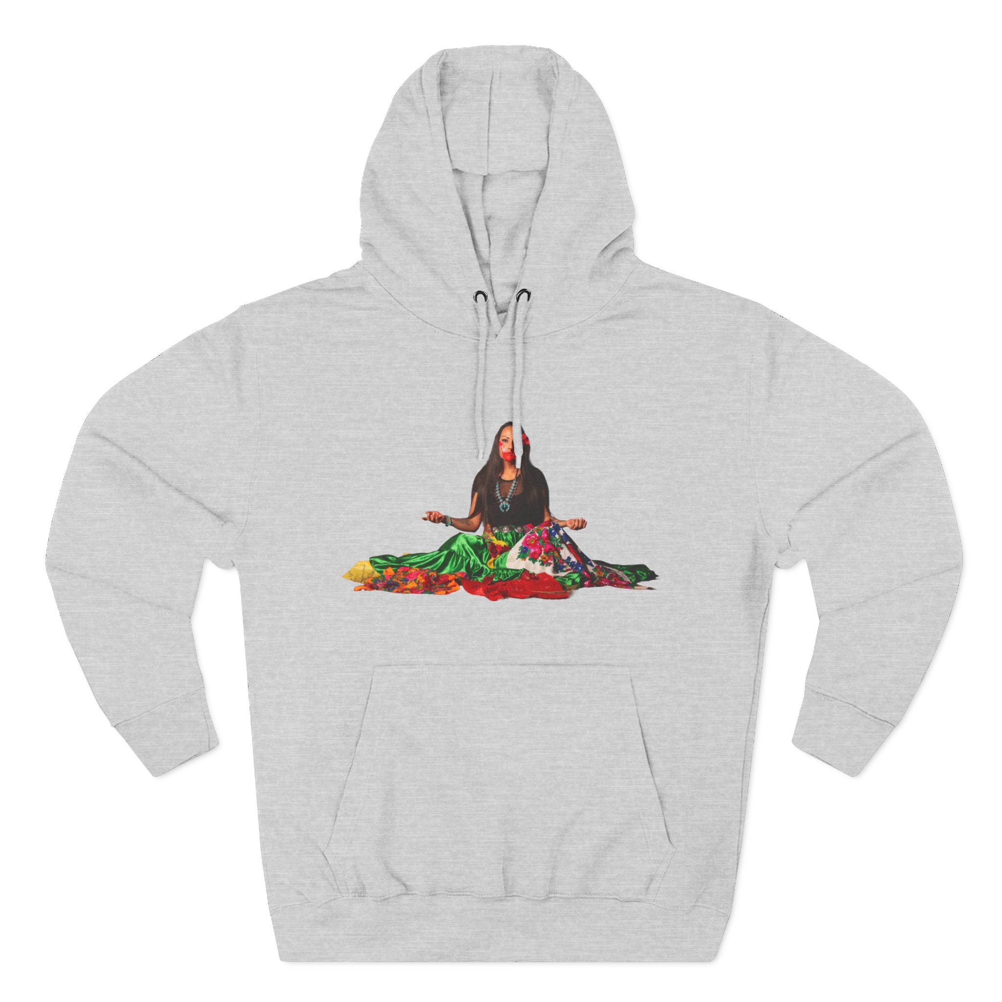 STOP MURDER: Diné - Limited Edition: Nikki- by Nicholas Harvey- Three-Panel Fleece Hoodie, Unique Gift for Artists, Comfortable Casual Wear