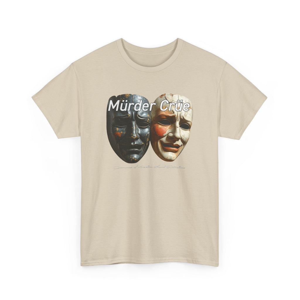 Murder Crüe Mask Tee - Dual Theater Mask Graphic T-Shirt