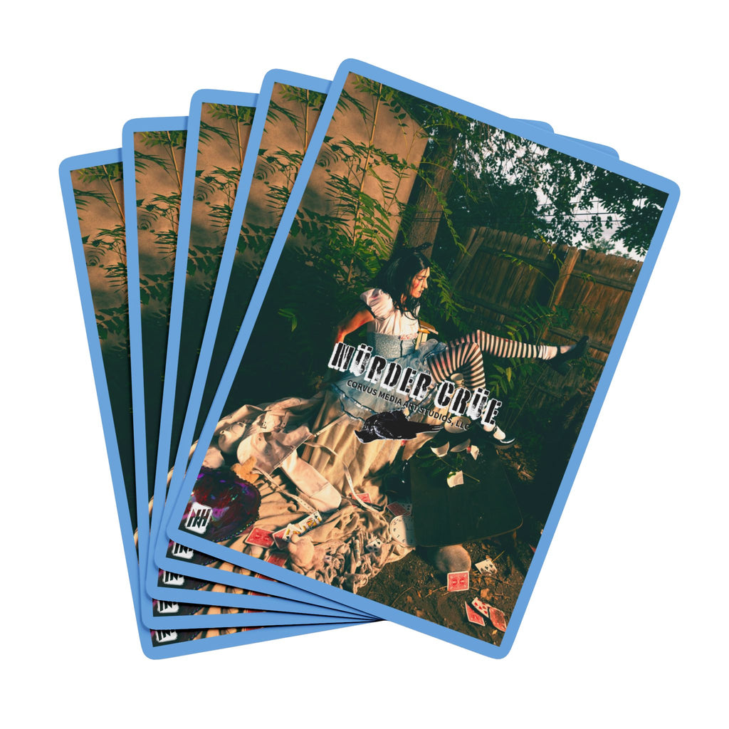 Alice Poker Playing Cards by Nicholas Harvey- Unique Card Deck, Game Night Essential, Gift for Gamers, Collector's Item, Outdoor Party Must-Have