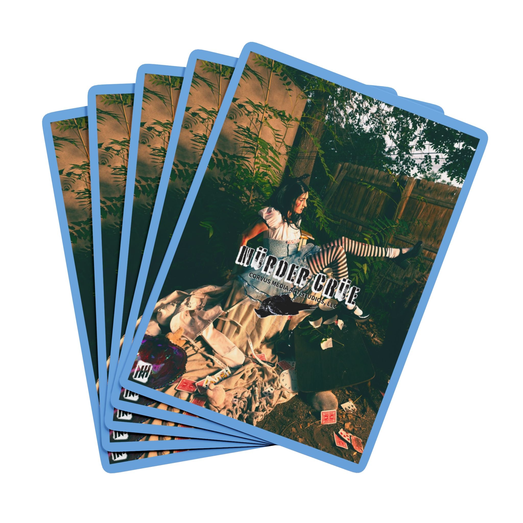 Alice Poker Playing Cards by Nicholas Harvey- Unique Card Deck, Game Night Essential, Gift for Gamers, Collector's Item, Outdoor Party Must-Have