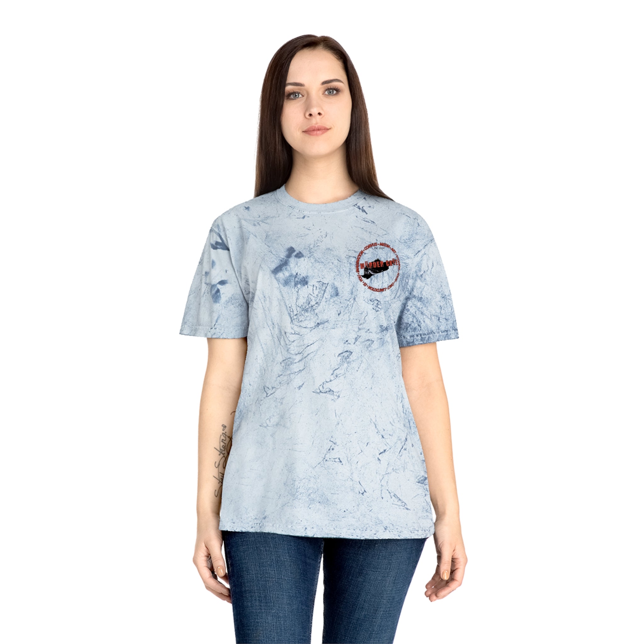 Mürder Crüe by Corvus- Color Blast Unisex T-Shirt, Artistic Tee, Unique Casual Wear, Creative Expression Apparel