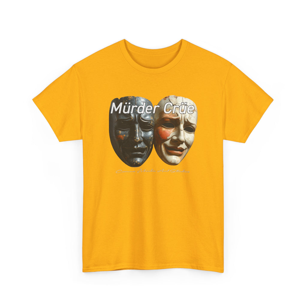 Murder Crüe Mask Tee - Dual Theater Mask Graphic T-Shirt