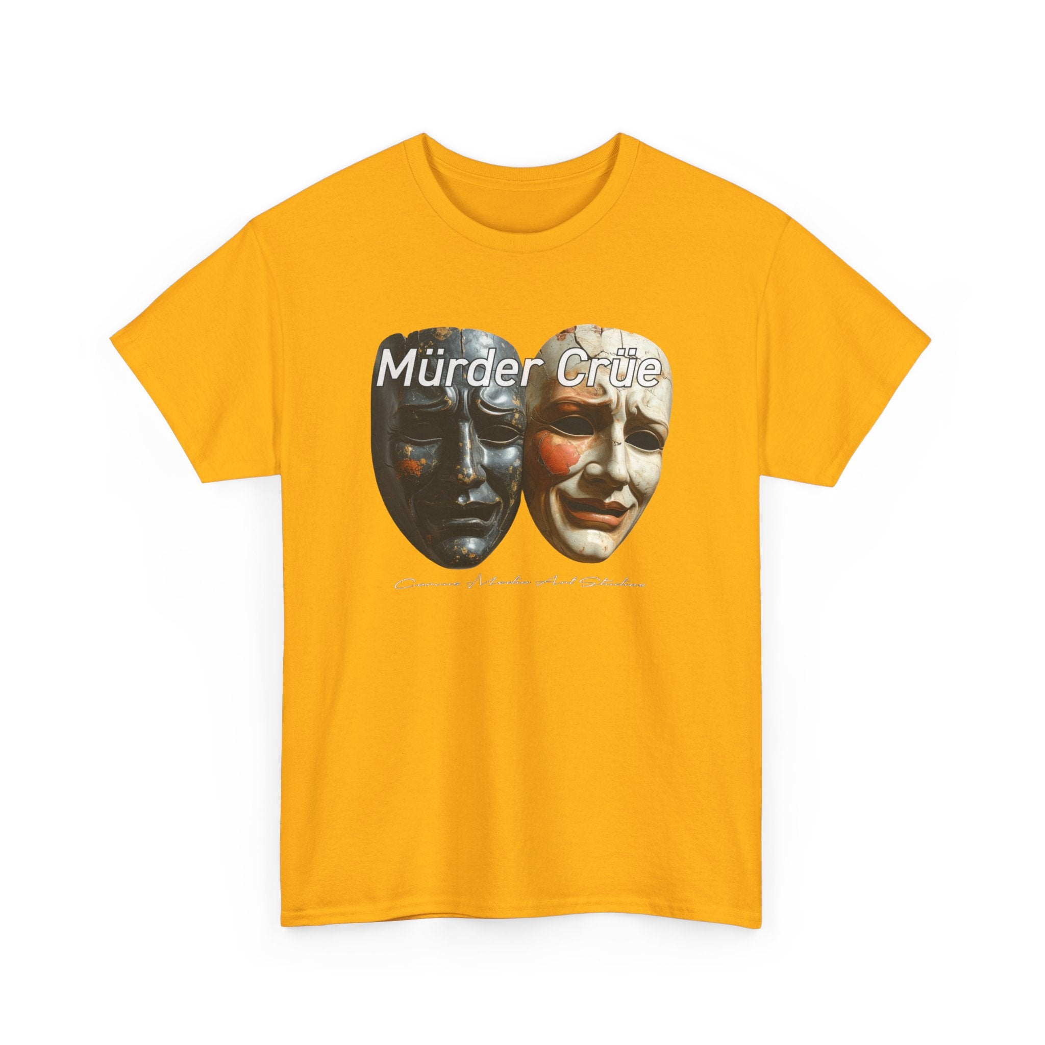 Murder Crüe Mask Tee - Dual Theater Mask Graphic T-Shirt