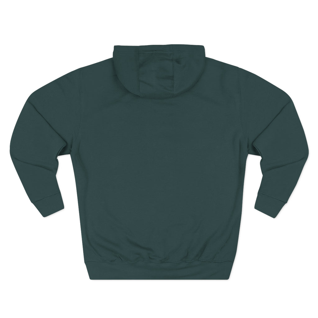 Raven & Dove Minimalist Hoodie — Small Chest Bird Graphic
