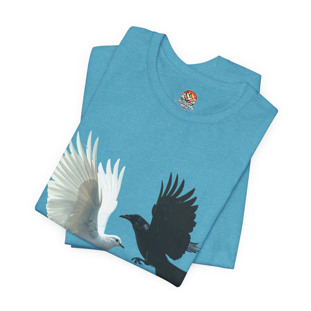 Pezzzo Gang & Mürder Crüe Crow Dove Collaboration Unisex Jersey Short Sleeve Tee