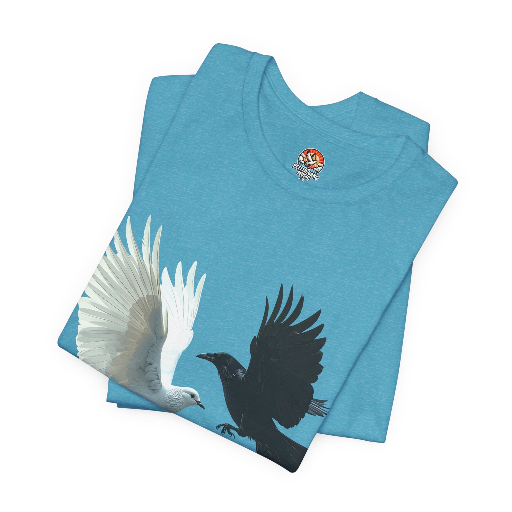 Pezzzo Gang & Mürder Crüe Crow Dove Collaboration Unisex Jersey Short Sleeve Tee