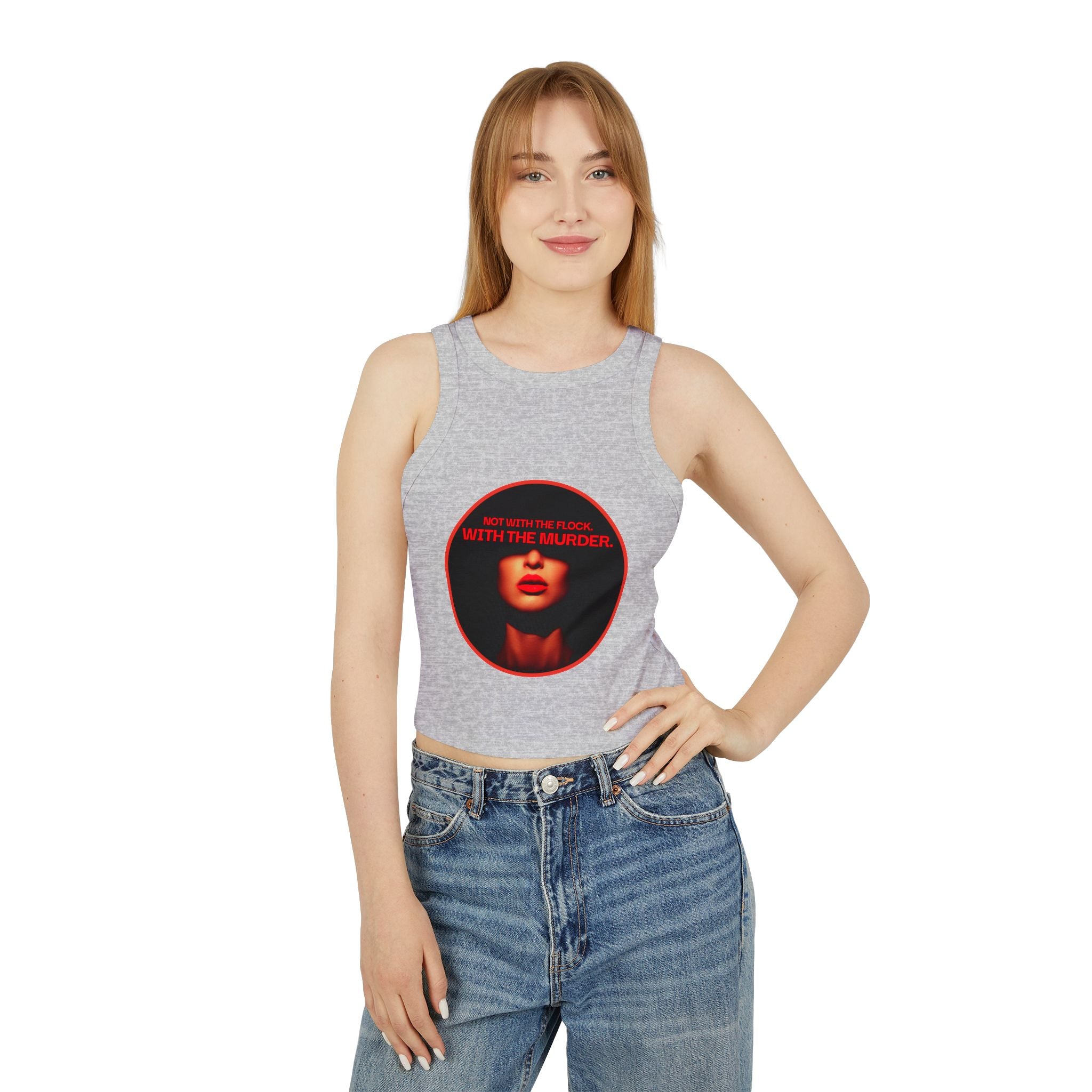 Not with the flock Racer Tank