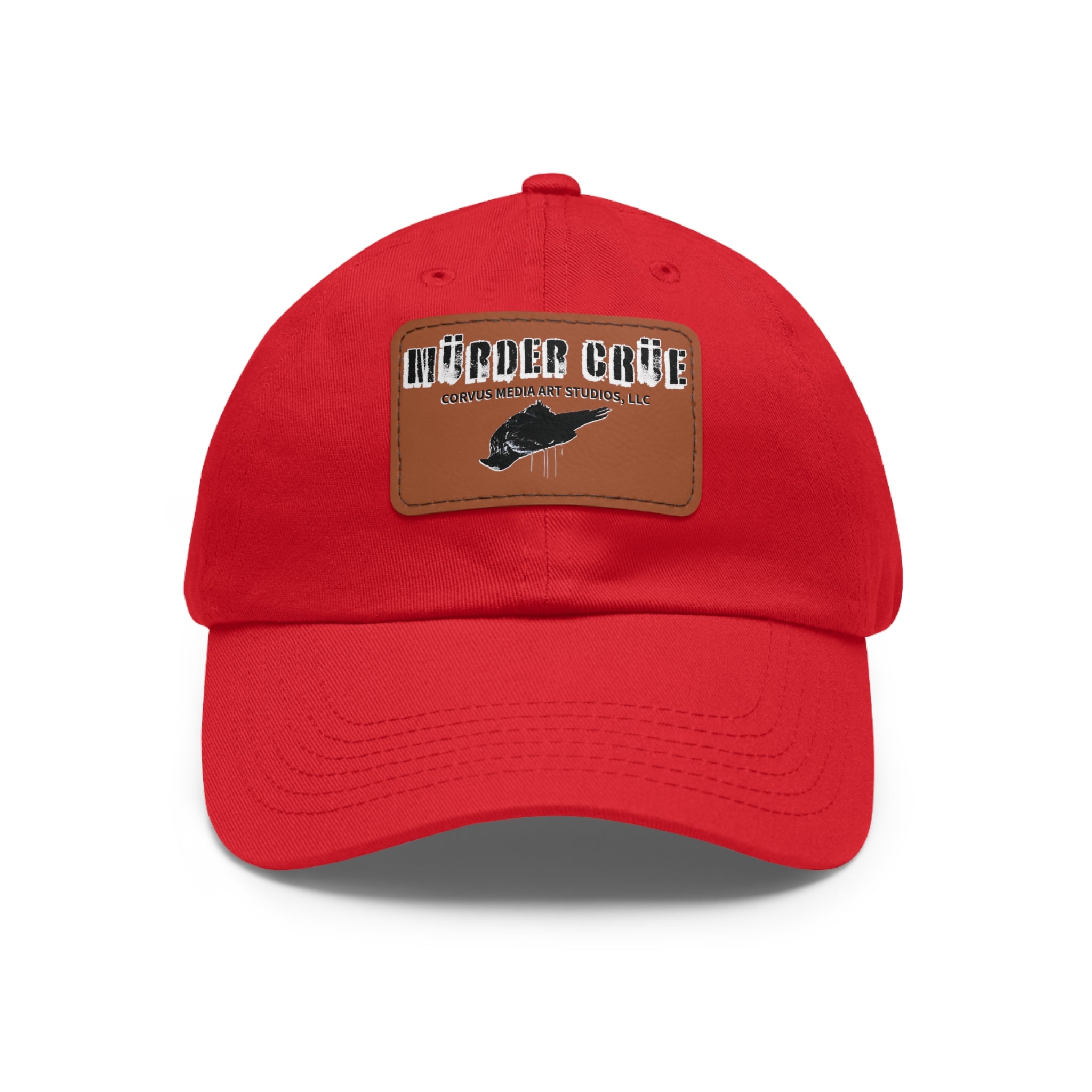 Mürder Crüe by Corvus- Dad Hat with Leather Patch - Perfect for Outdoor Adventures, Birthdays, and Everyday Wear, Casual Hat, Unique Gift, [...]