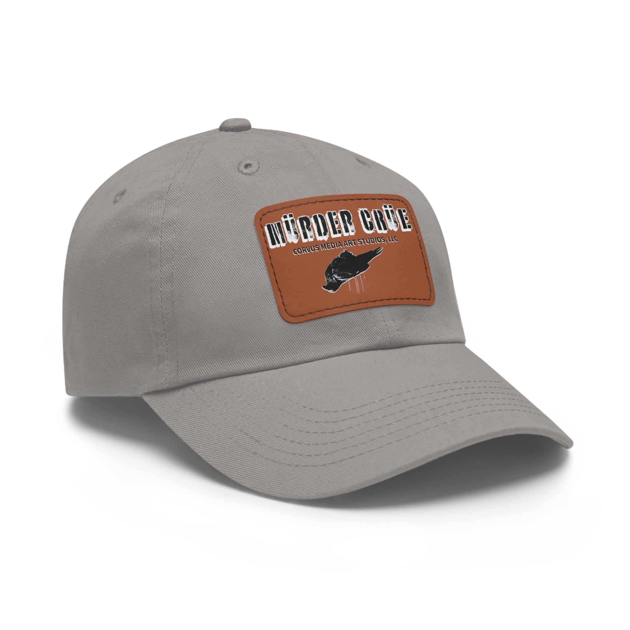 Mürder Crüe by Corvus- Dad Hat with Leather Patch - Perfect for Outdoor Adventures, Birthdays, and Everyday Wear, Casual Hat, Unique Gift, [...]