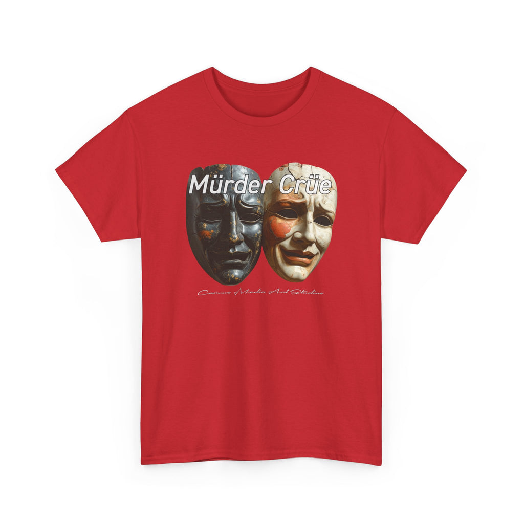 Murder Crüe Mask Tee - Dual Theater Mask Graphic T-Shirt