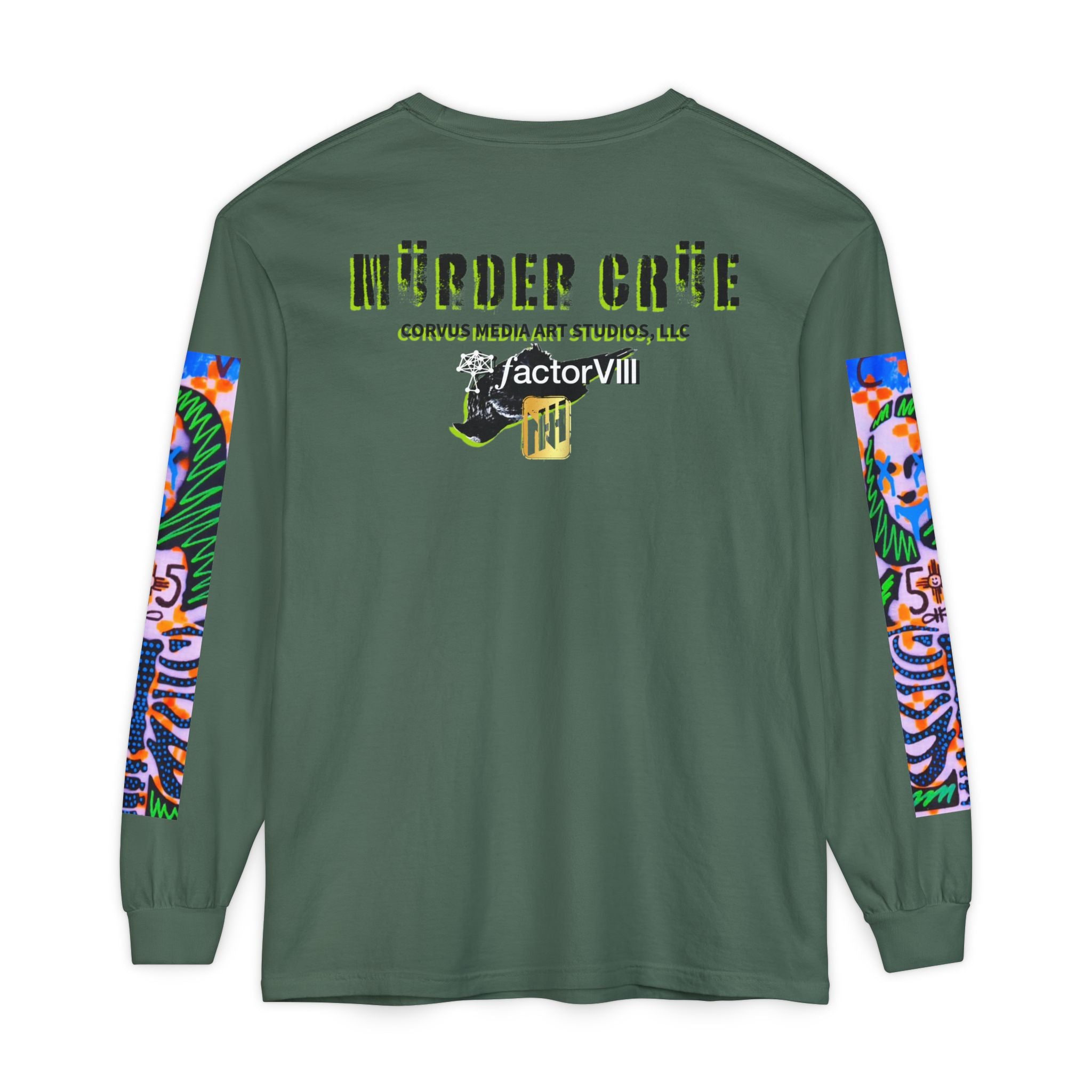 Skeleton Mona Lisa Long Sleeve Tee — 'New Wave' Graphic Shirt