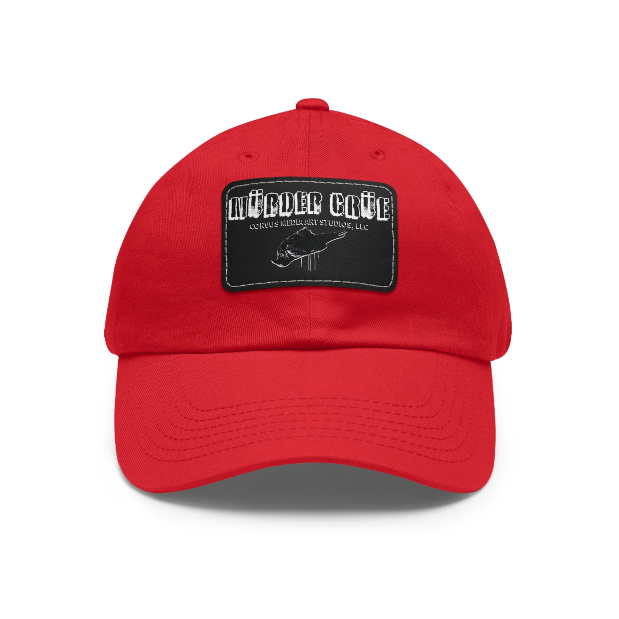 Mürder Crüe by Corvus- Dad Hat with Leather Patch - Perfect for Outdoor Adventures, Birthdays, and Everyday Wear, Casual Hat, Unique Gift, [...]