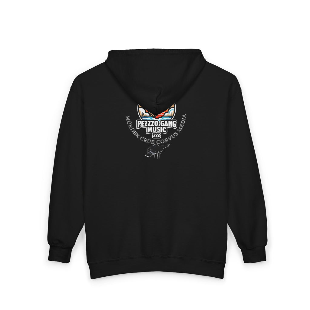 Pezzzo Gang Music Zip Hoodie — Vintage Dove Logo Music Band Apparel