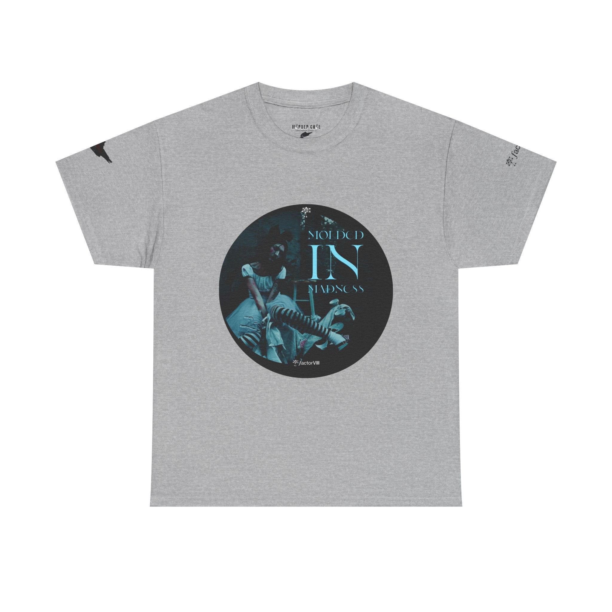 Molded In Madness By Factor VIII Photography- Retro Graphic Unisex Heavy Cotton Tee - Vintage Artwork Design