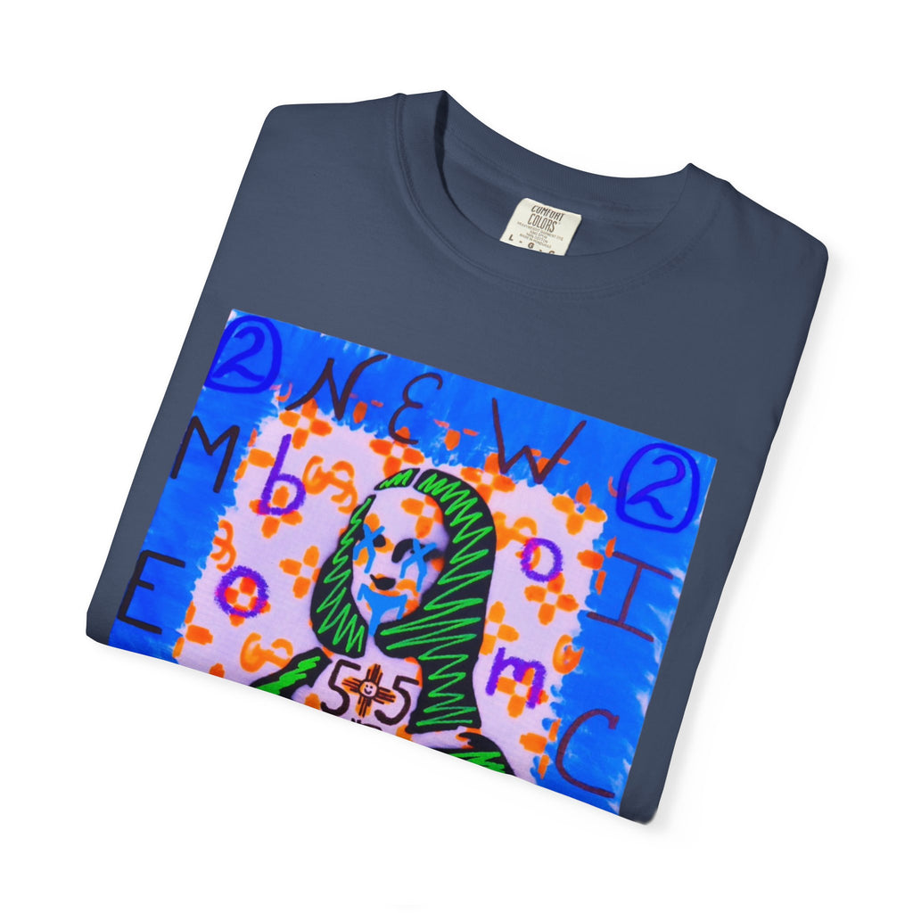 Mona Lisa T‑Shirt — Colorful Gothic Art Graphic Tee