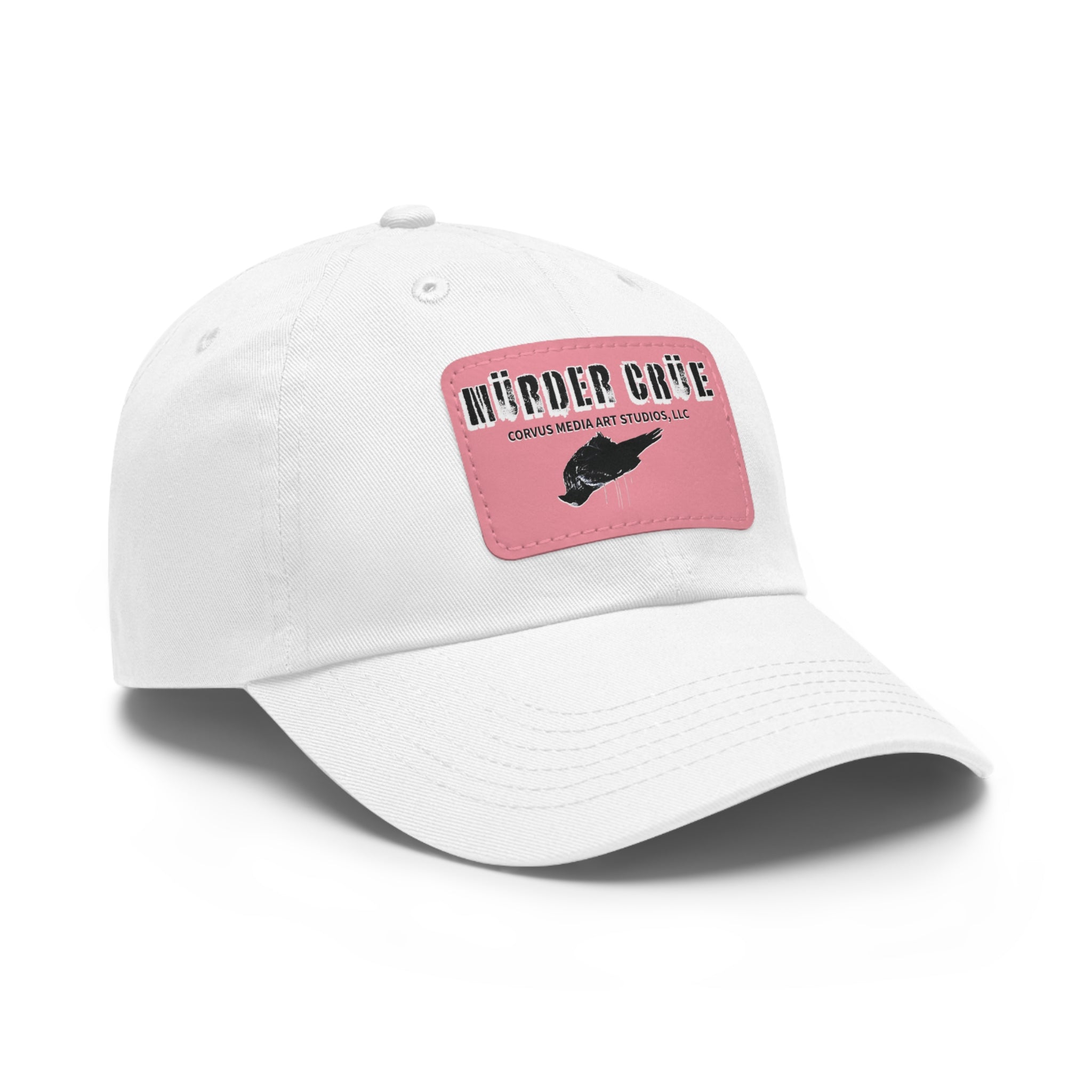 Mürder Crüe by Corvus- Dad Hat with Leather Patch - Perfect for Outdoor Adventures, Birthdays, and Everyday Wear, Casual Hat, Unique Gift, [...]