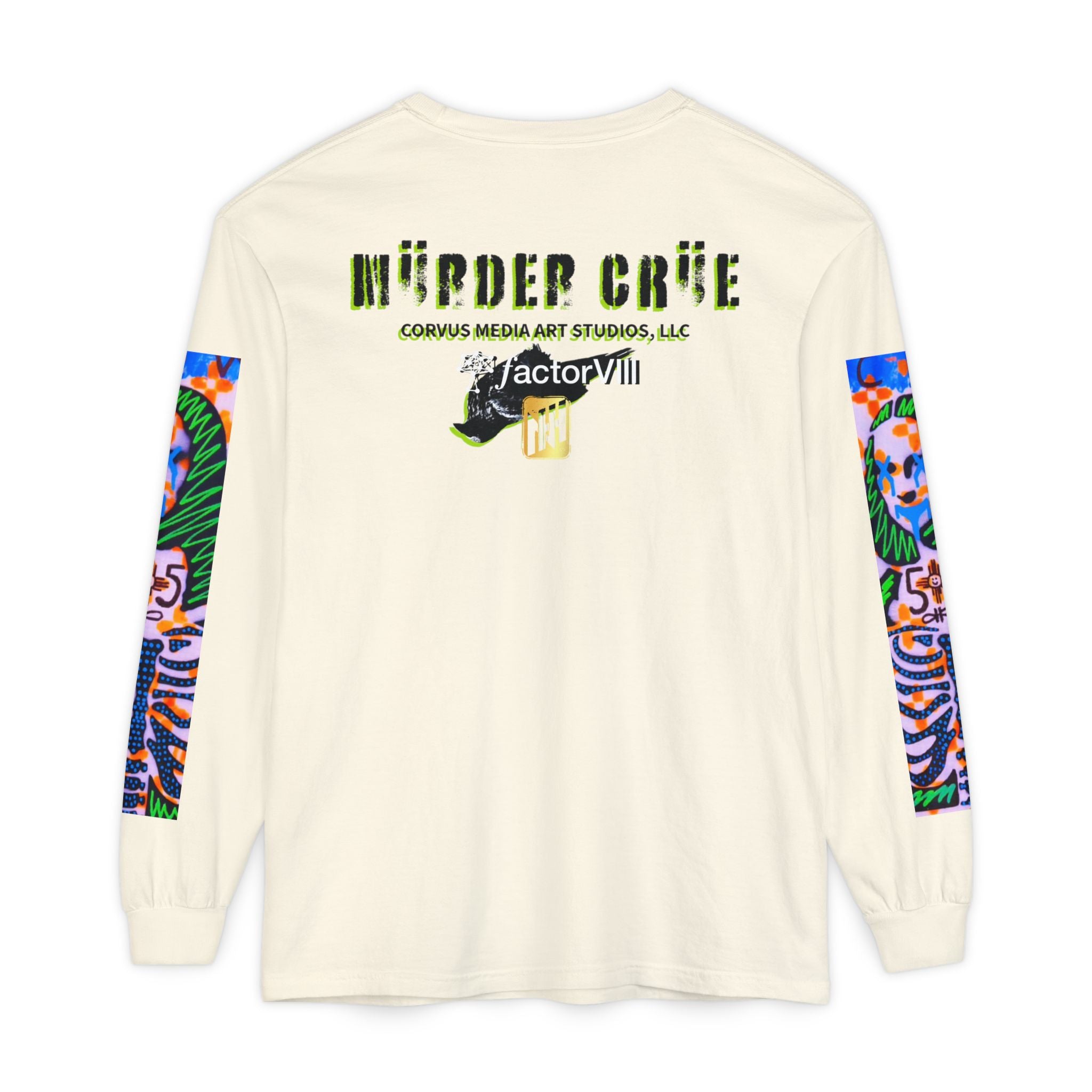 Skeleton Mona Lisa Long Sleeve Tee — 'New Wave' Graphic Shirt