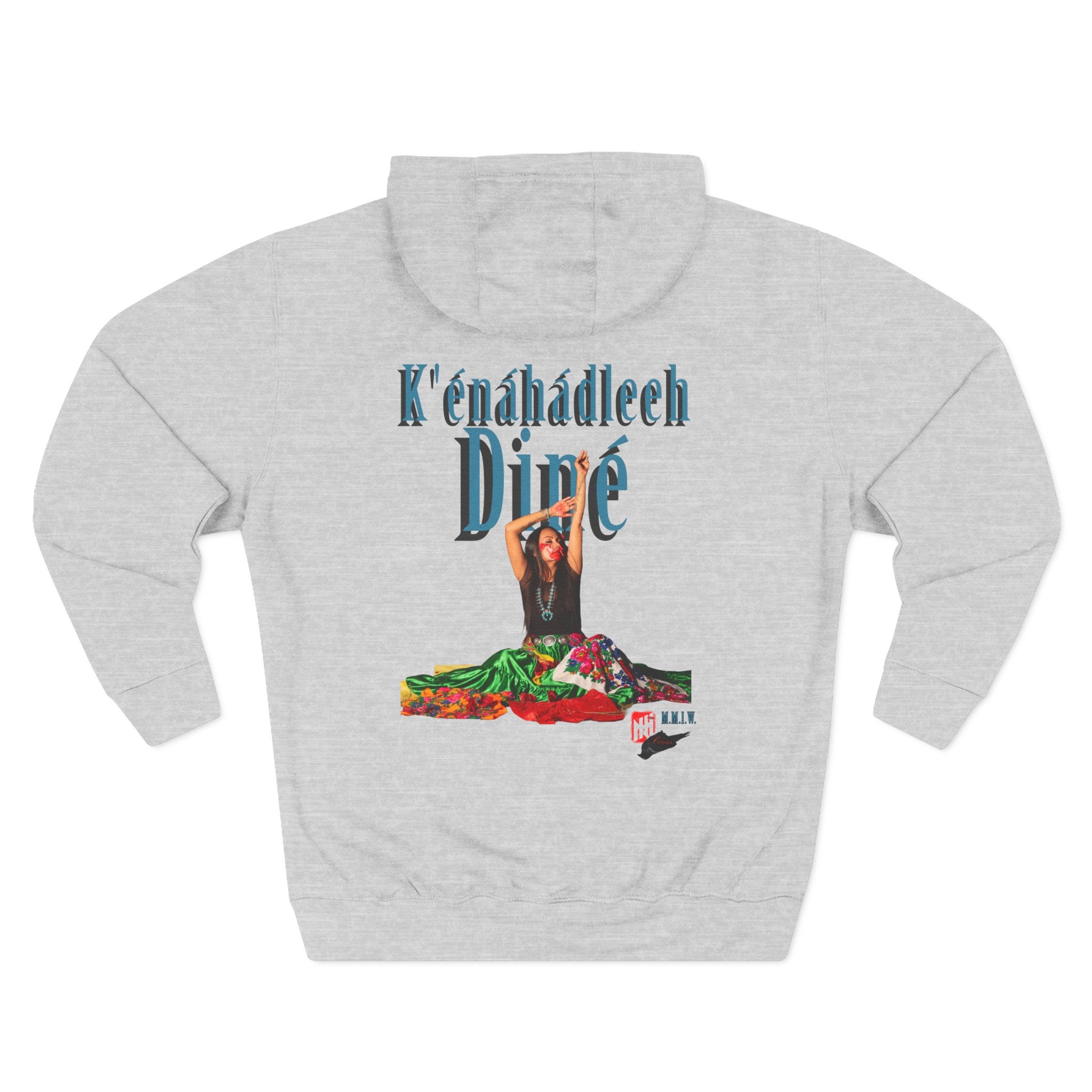 STOP MURDER: Diné - Limited Edition: Nikki- by Nicholas Harvey- Three-Panel Fleece Hoodie, Unique Gift for Artists, Comfortable Casual Wear