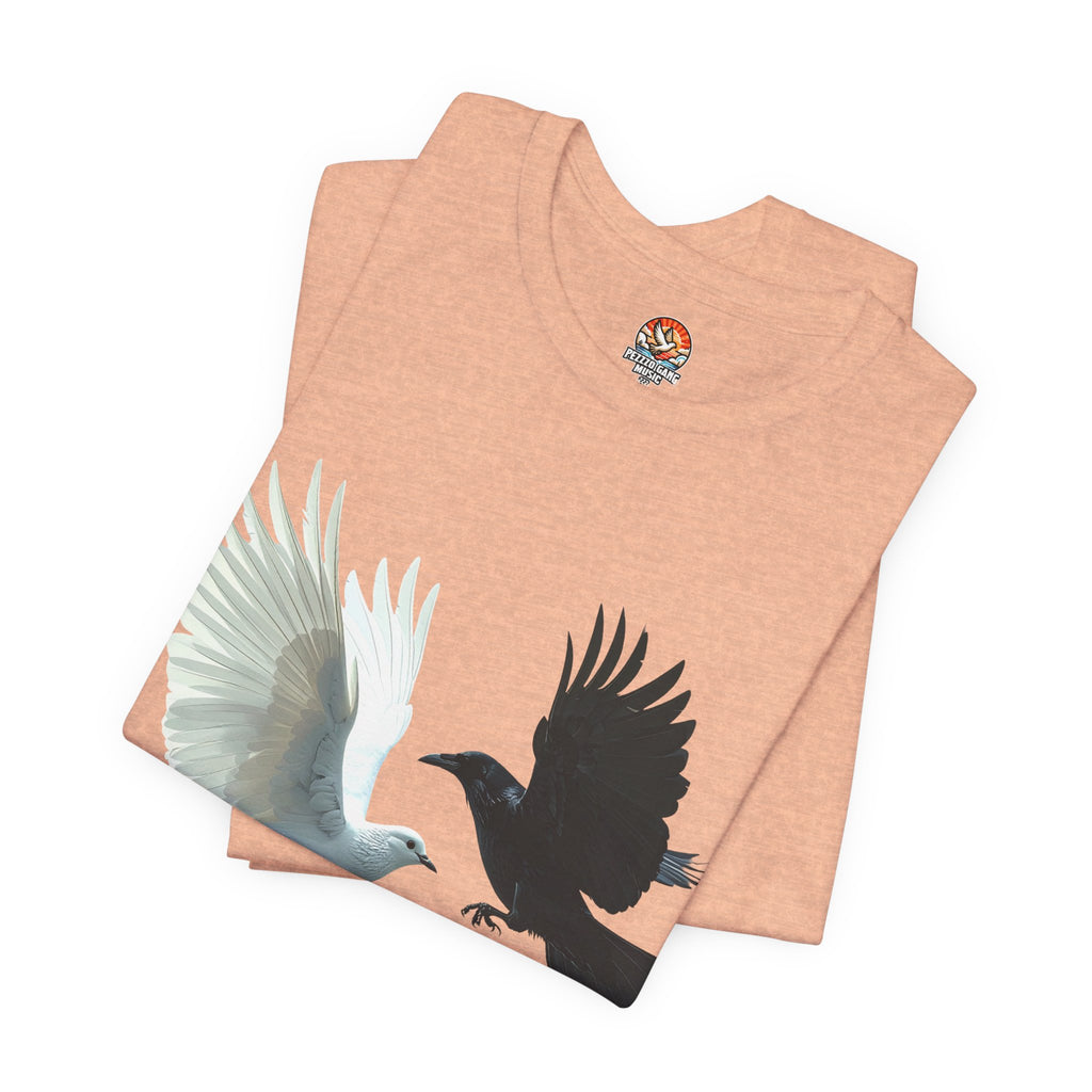 Pezzzo Gang & Mürder Crüe Crow Dove Collaboration Unisex Jersey Short Sleeve Tee