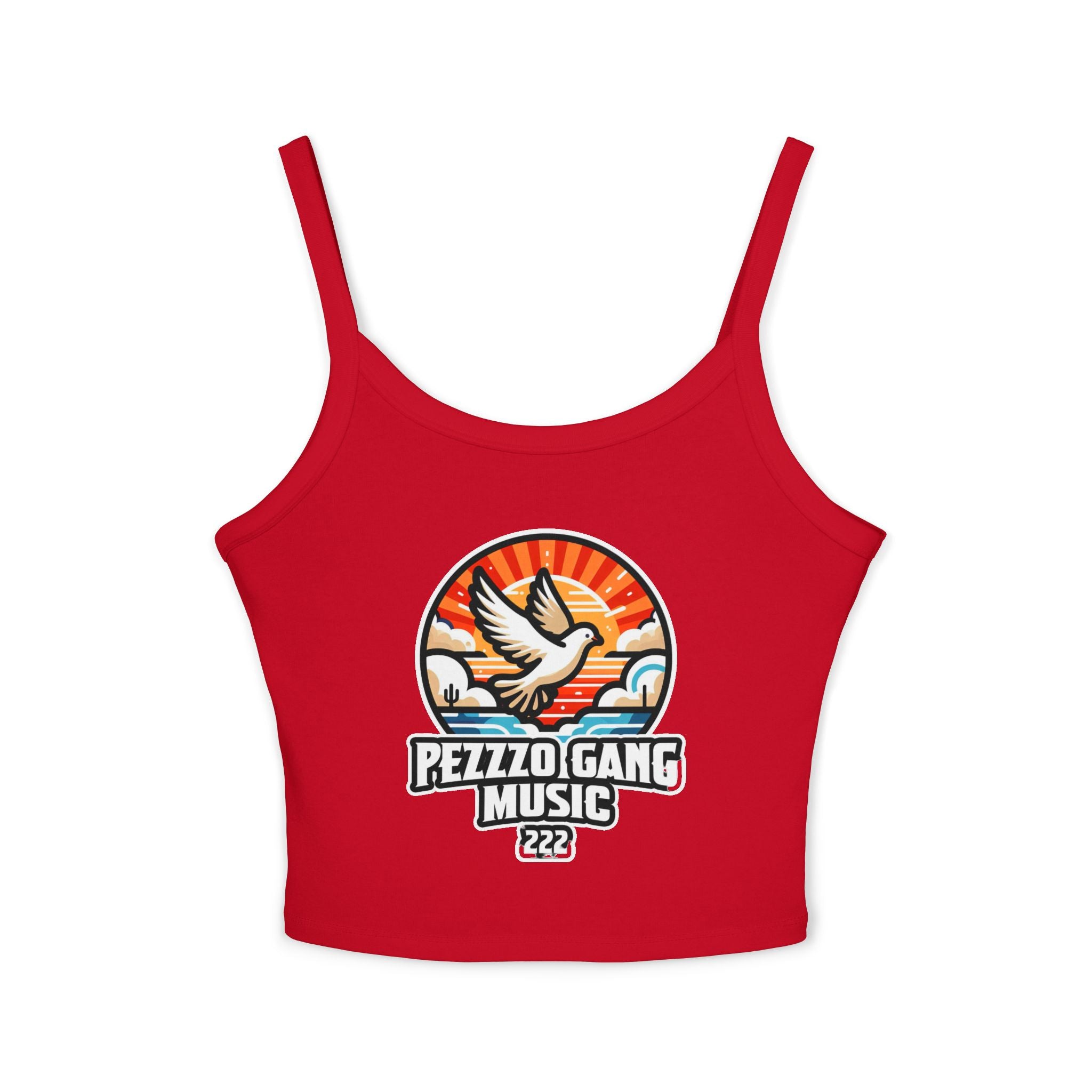 Pezzzo Gang Music Dove Crop Tank