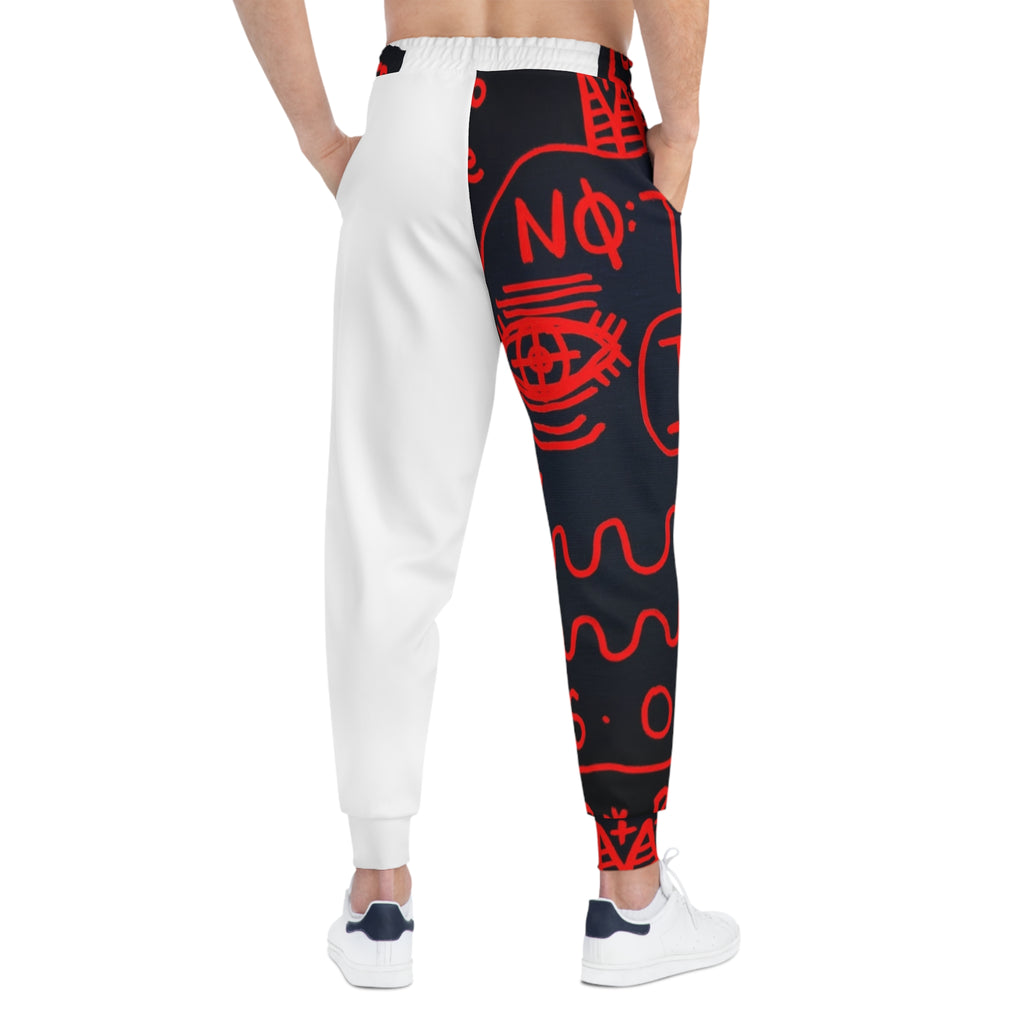 Nothing Matters Graphic Joggers – Bold Two-Tone Athletic Sweatpants
