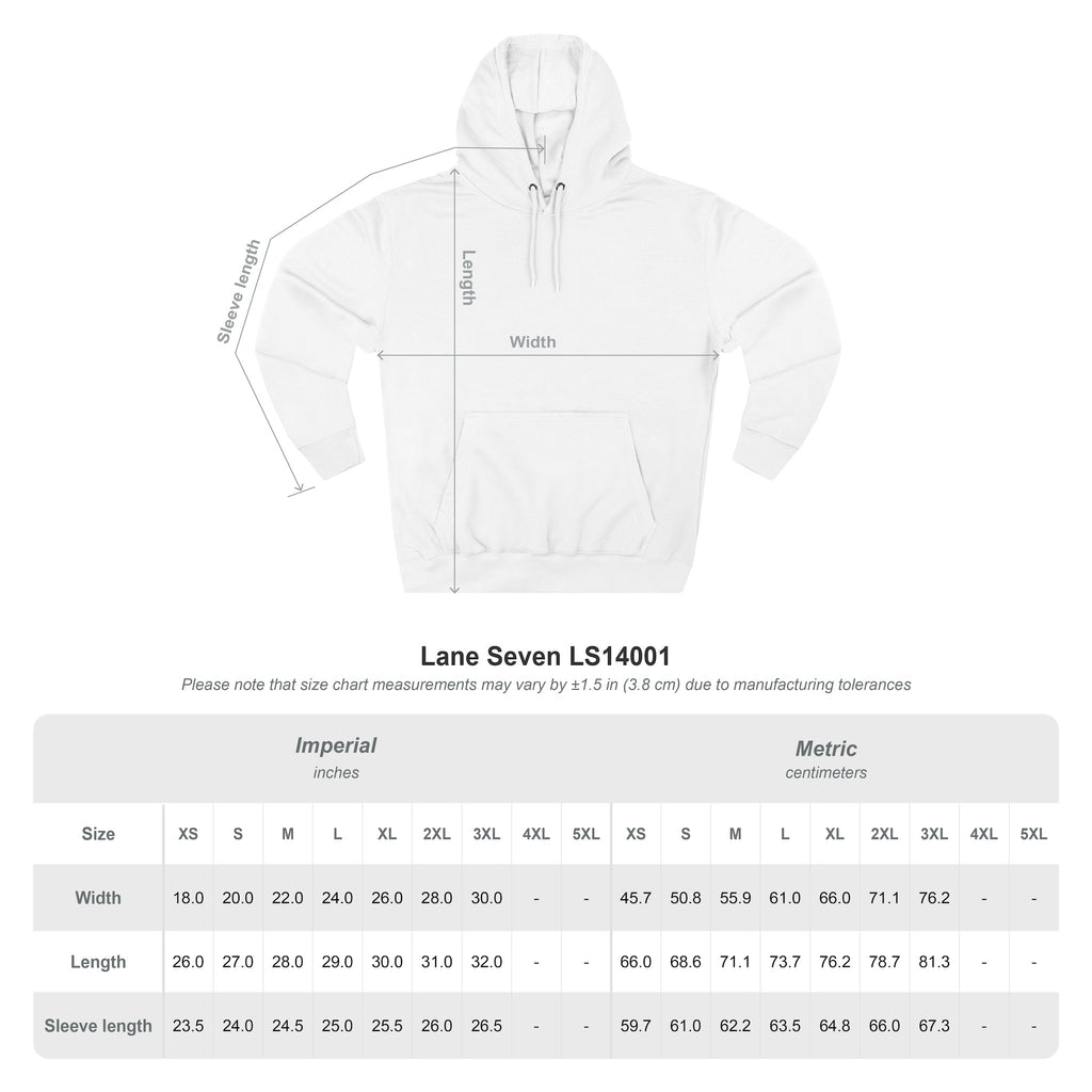 Raven & Dove Minimalist Hoodie — Small Chest Bird Graphic