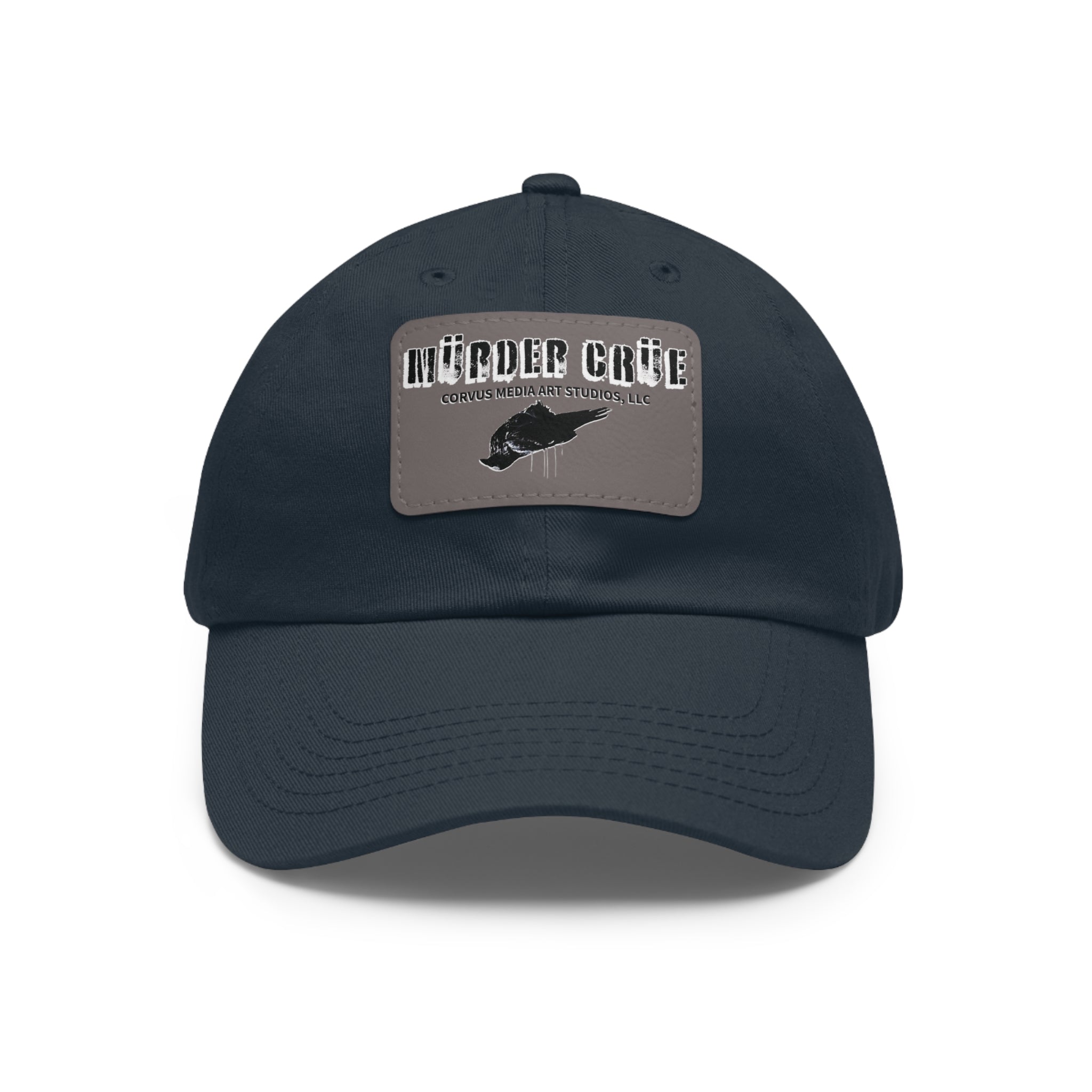 Mürder Crüe by Corvus- Dad Hat with Leather Patch - Perfect for Outdoor Adventures, Birthdays, and Everyday Wear, Casual Hat, Unique Gift, [...]