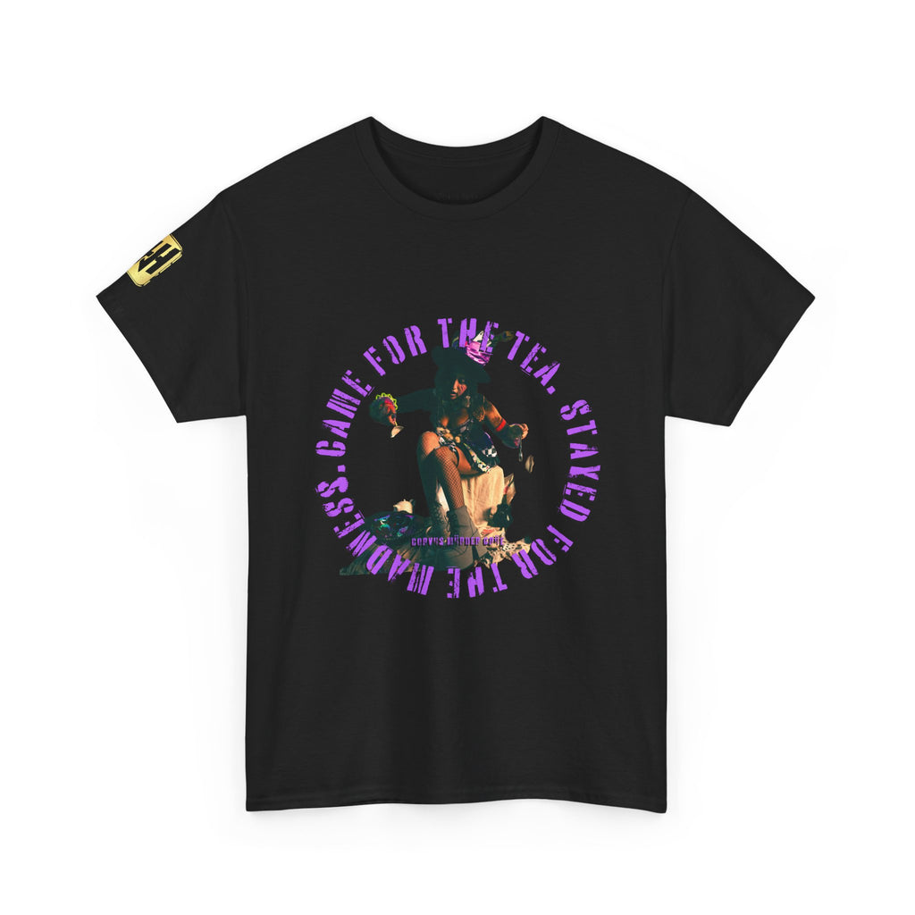 Came For The Tea by Nicholas Harvey- Featuring Veil of The Fae- Unisex Cotton Tee - 'Came for the Tea, Stayed for the Vibes' Shirt