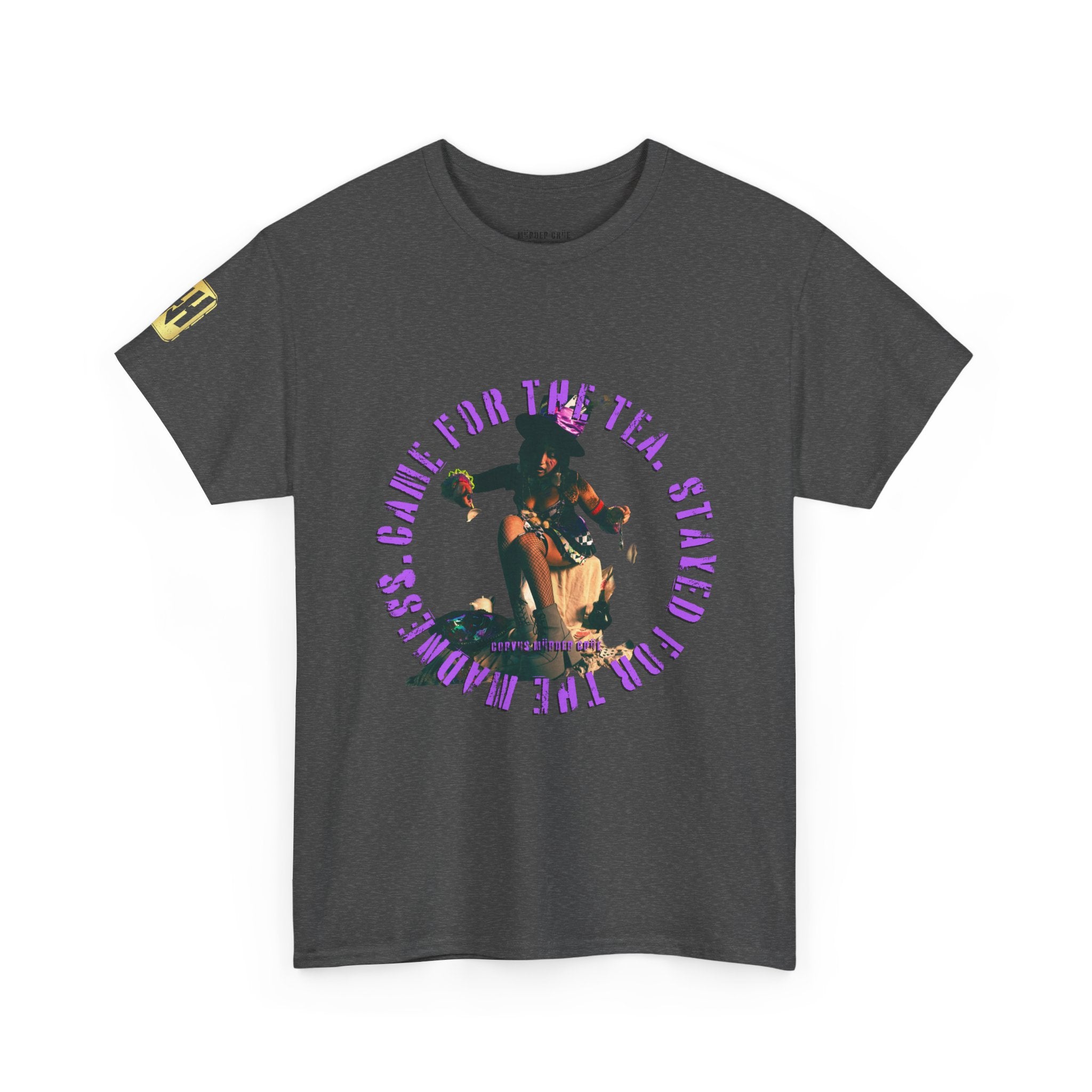 Came For The Tea by Nicholas Harvey- Featuring Veil of The Fae- Unisex Cotton Tee - 'Came for the Tea, Stayed for the Vibes' Shirt