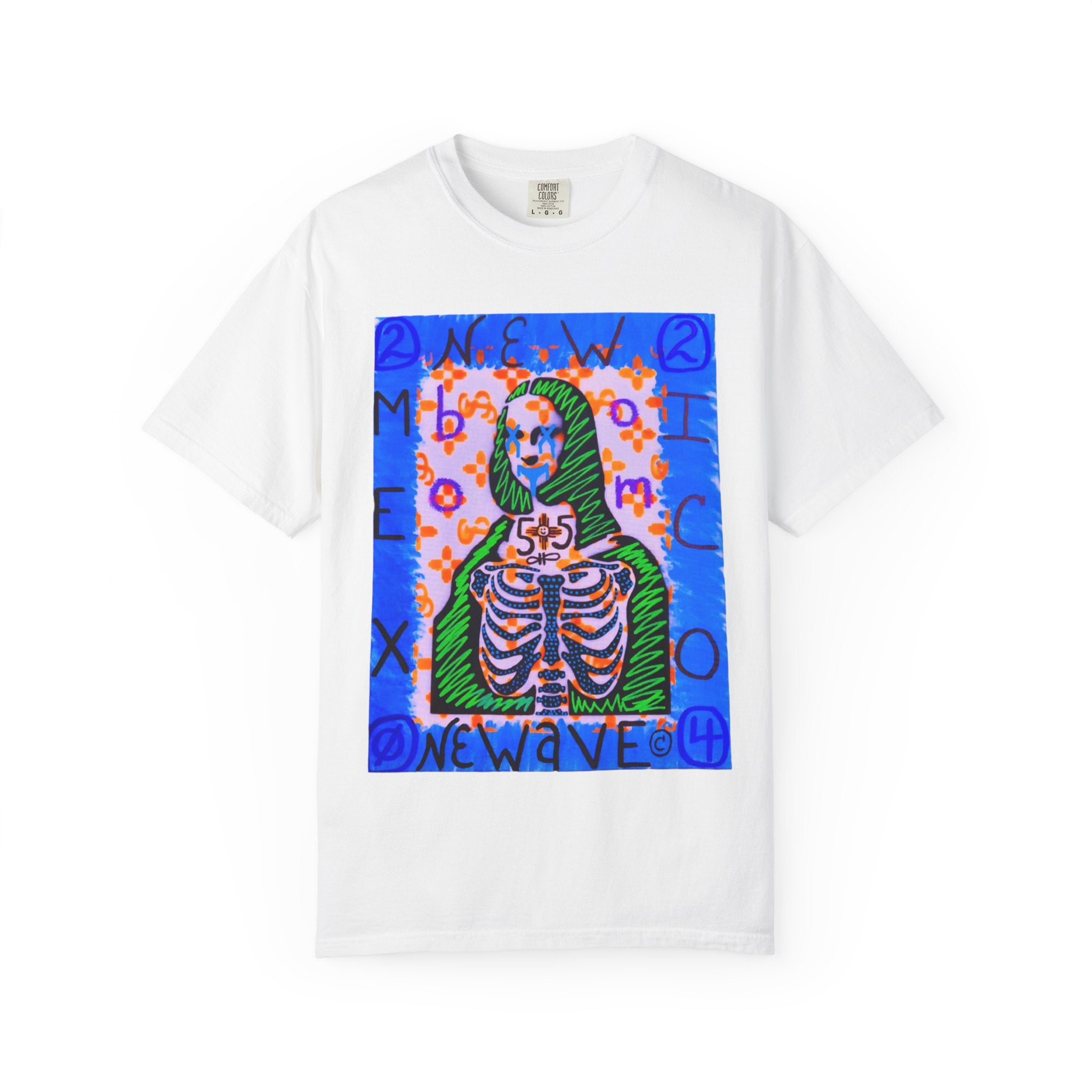 Mona Lisa T‑Shirt — Colorful Gothic Art Graphic Tee