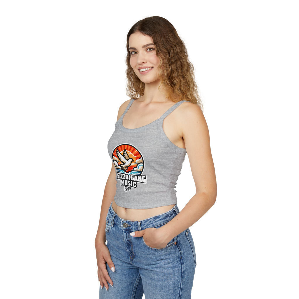 Pezzzo Gang Music Dove Crop Tank