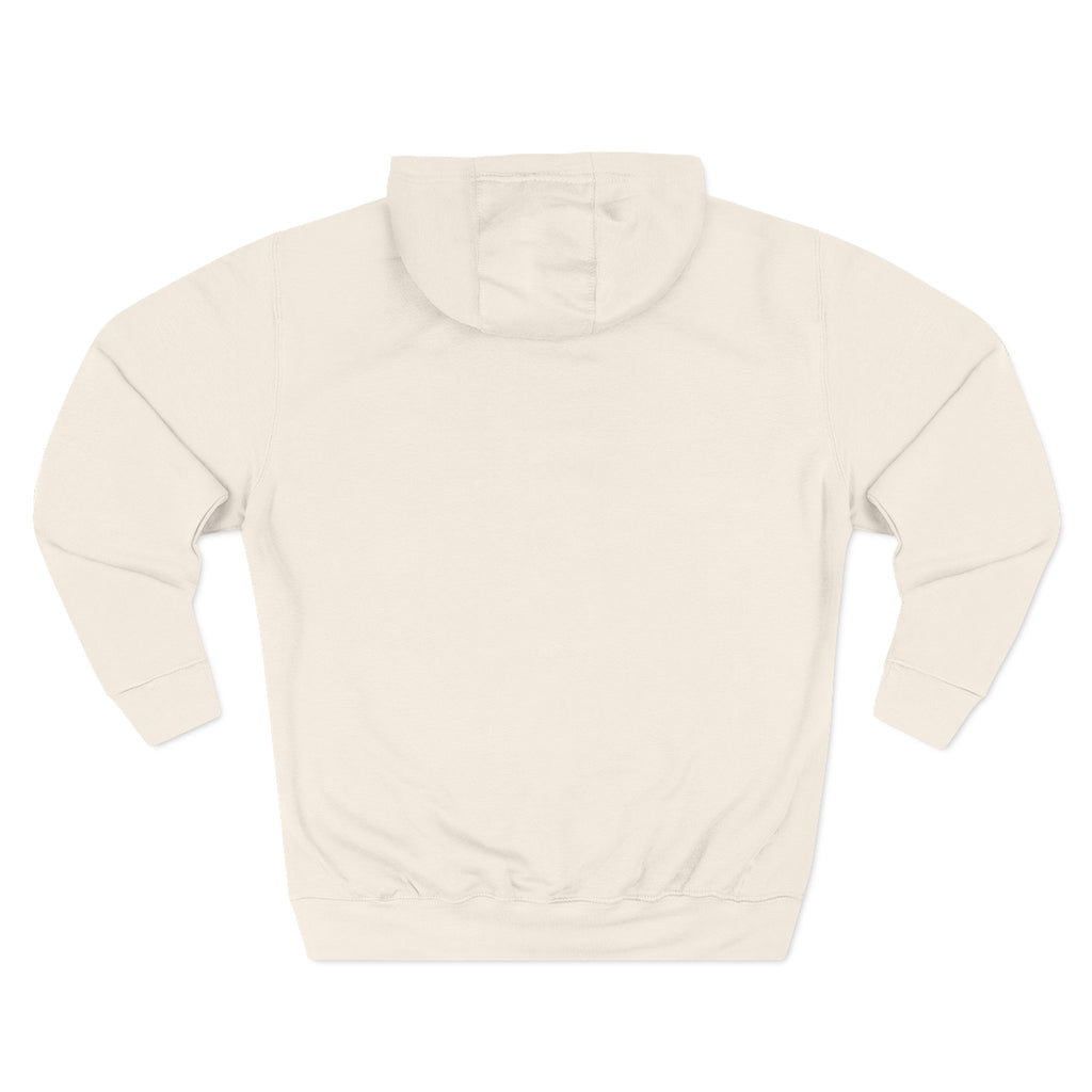 Raven & Dove Minimalist Hoodie — Small Chest Bird Graphic