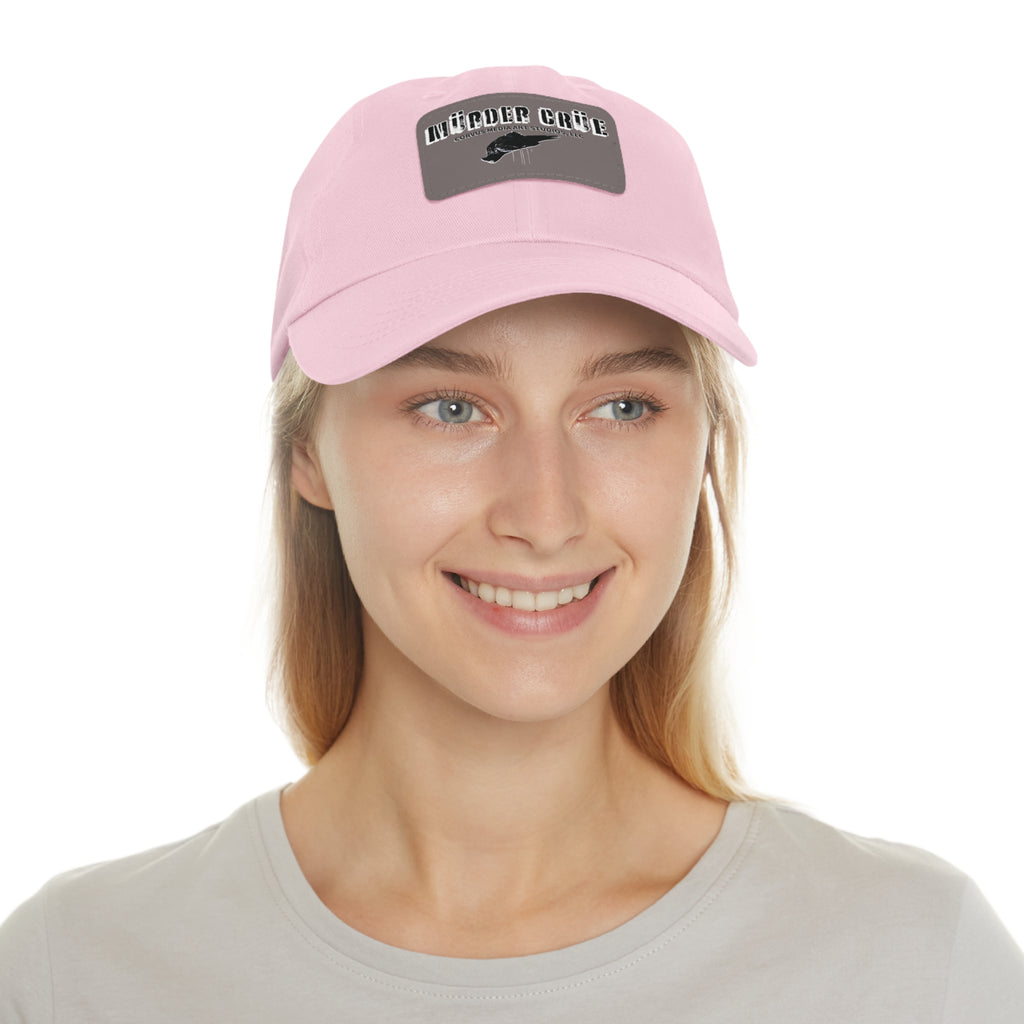 Mürder Crüe by Corvus- Dad Hat with Leather Patch - Perfect for Outdoor Adventures, Birthdays, and Everyday Wear, Casual Hat, Unique Gift, [...]