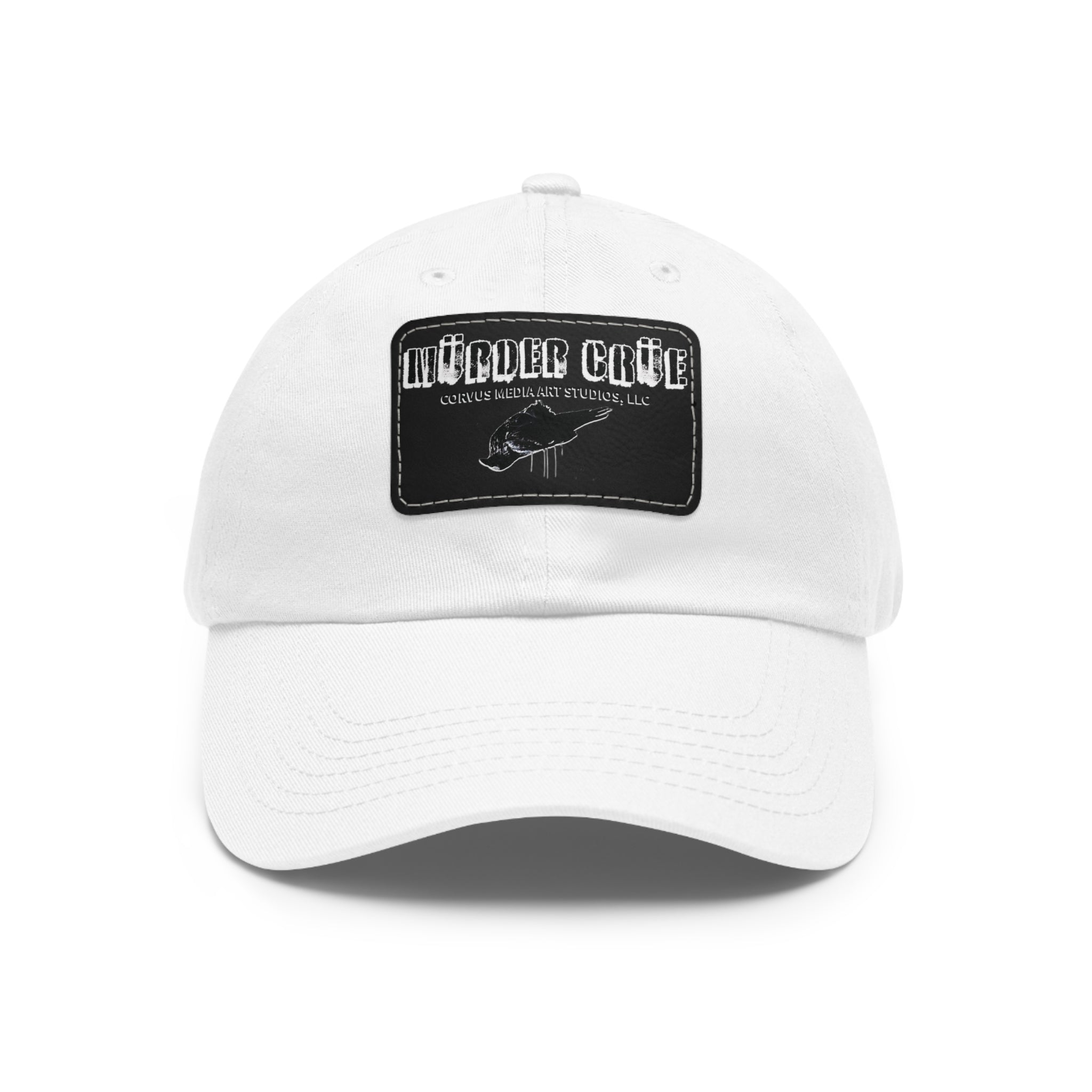 Mürder Crüe by Corvus- Dad Hat with Leather Patch - Perfect for Outdoor Adventures, Birthdays, and Everyday Wear, Casual Hat, Unique Gift, [...]