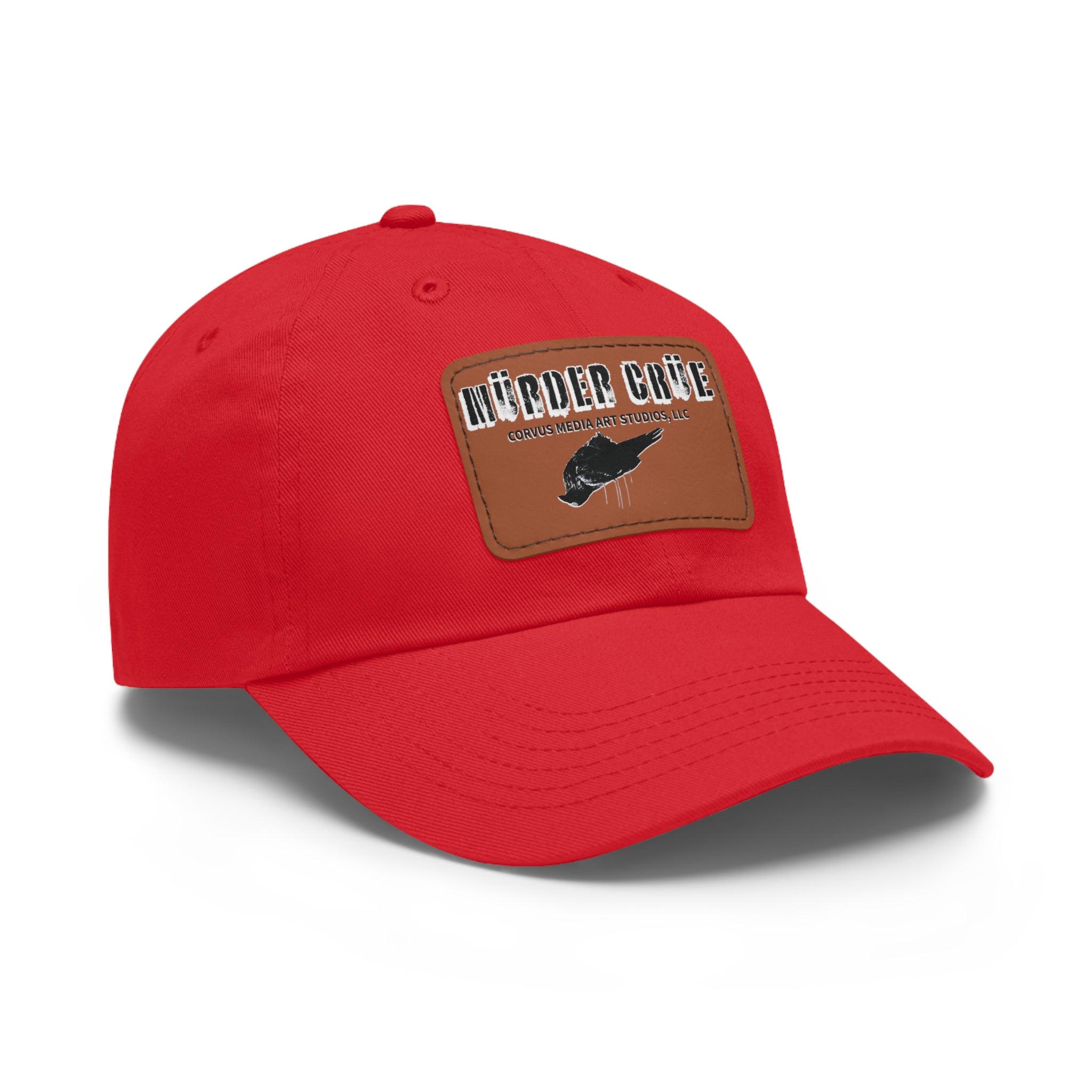 Mürder Crüe by Corvus- Dad Hat with Leather Patch - Perfect for Outdoor Adventures, Birthdays, and Everyday Wear, Casual Hat, Unique Gift, [...]