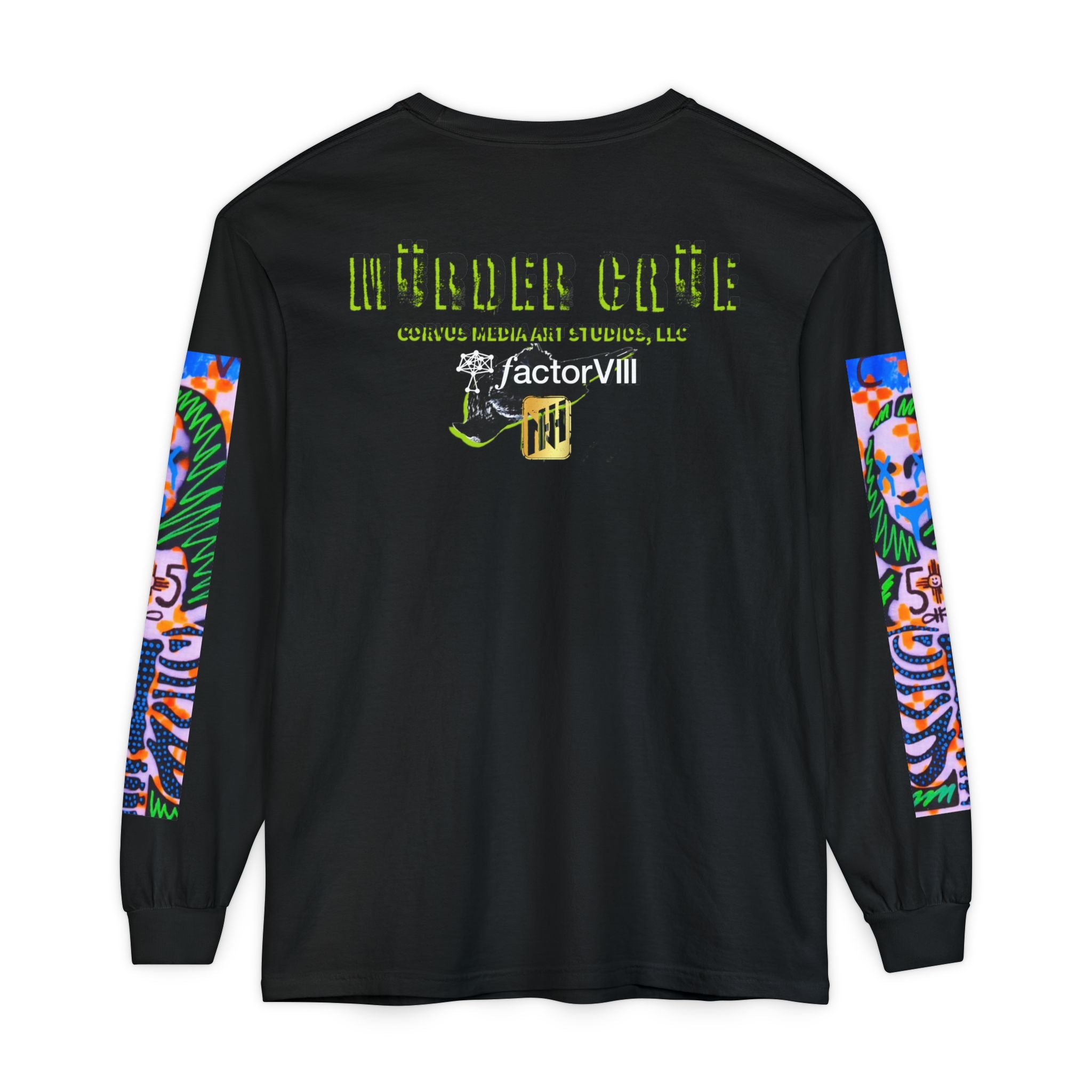 Skeleton Mona Lisa Long Sleeve Tee — 'New Wave' Graphic Shirt