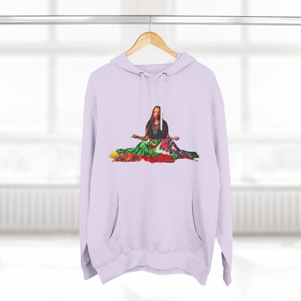 STOP MURDER: Diné - Limited Edition: Nikki- by Nicholas Harvey- Three-Panel Fleece Hoodie, Unique Gift for Artists, Comfortable Casual Wear