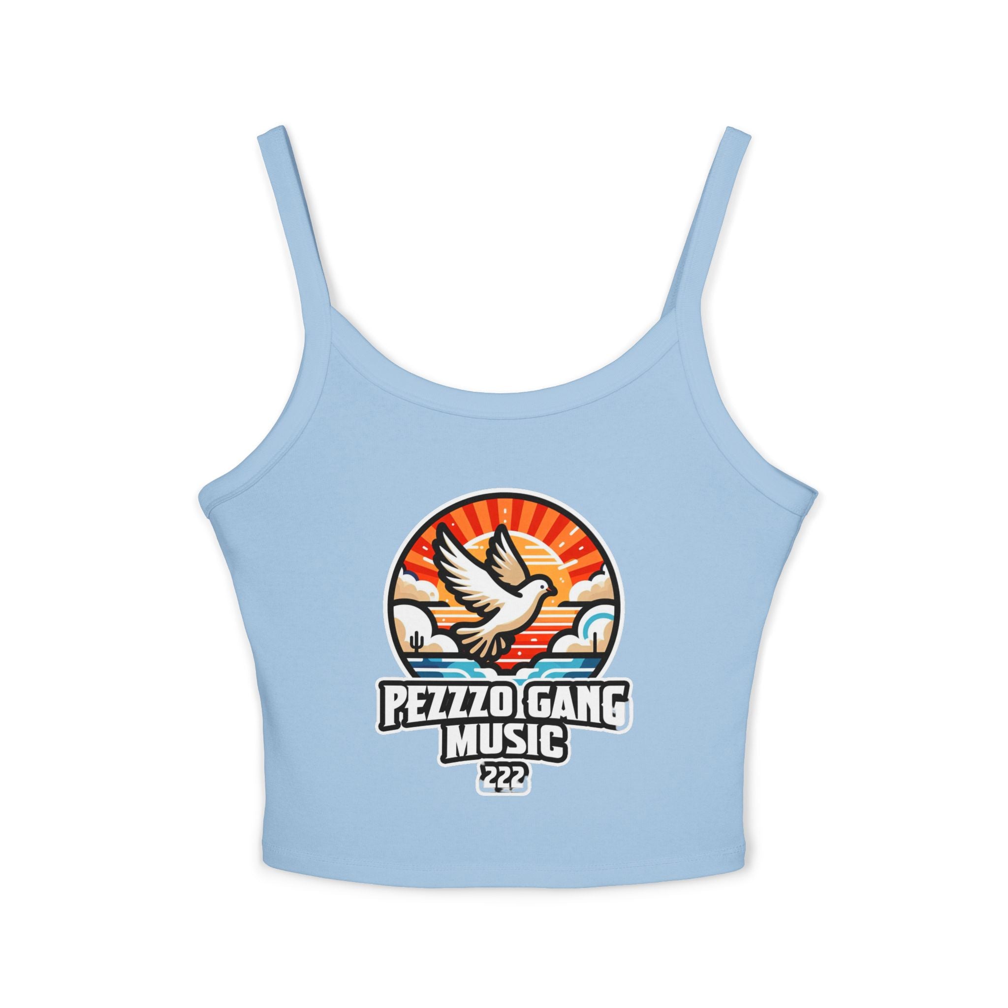 Pezzzo Gang Music Dove Crop Tank