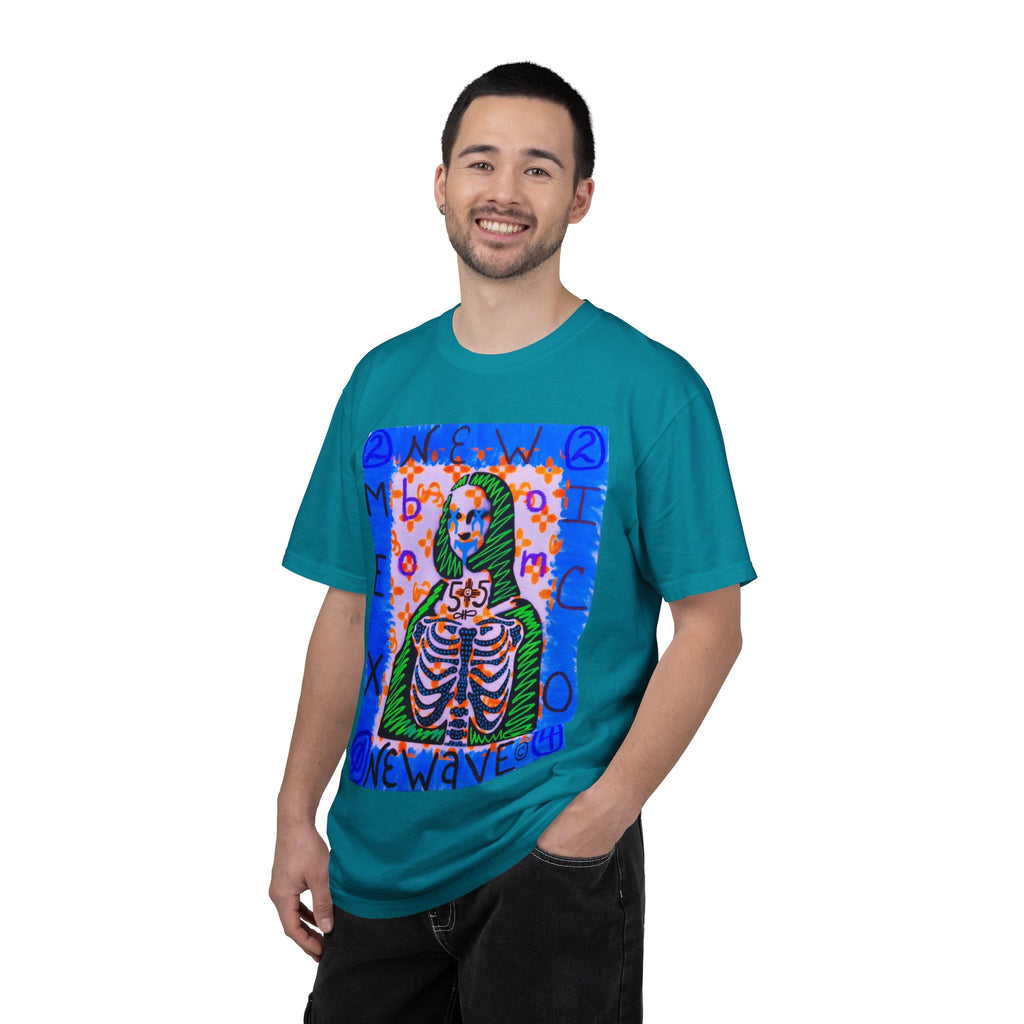Mona Lisa T‑Shirt — Colorful Gothic Art Graphic Tee
